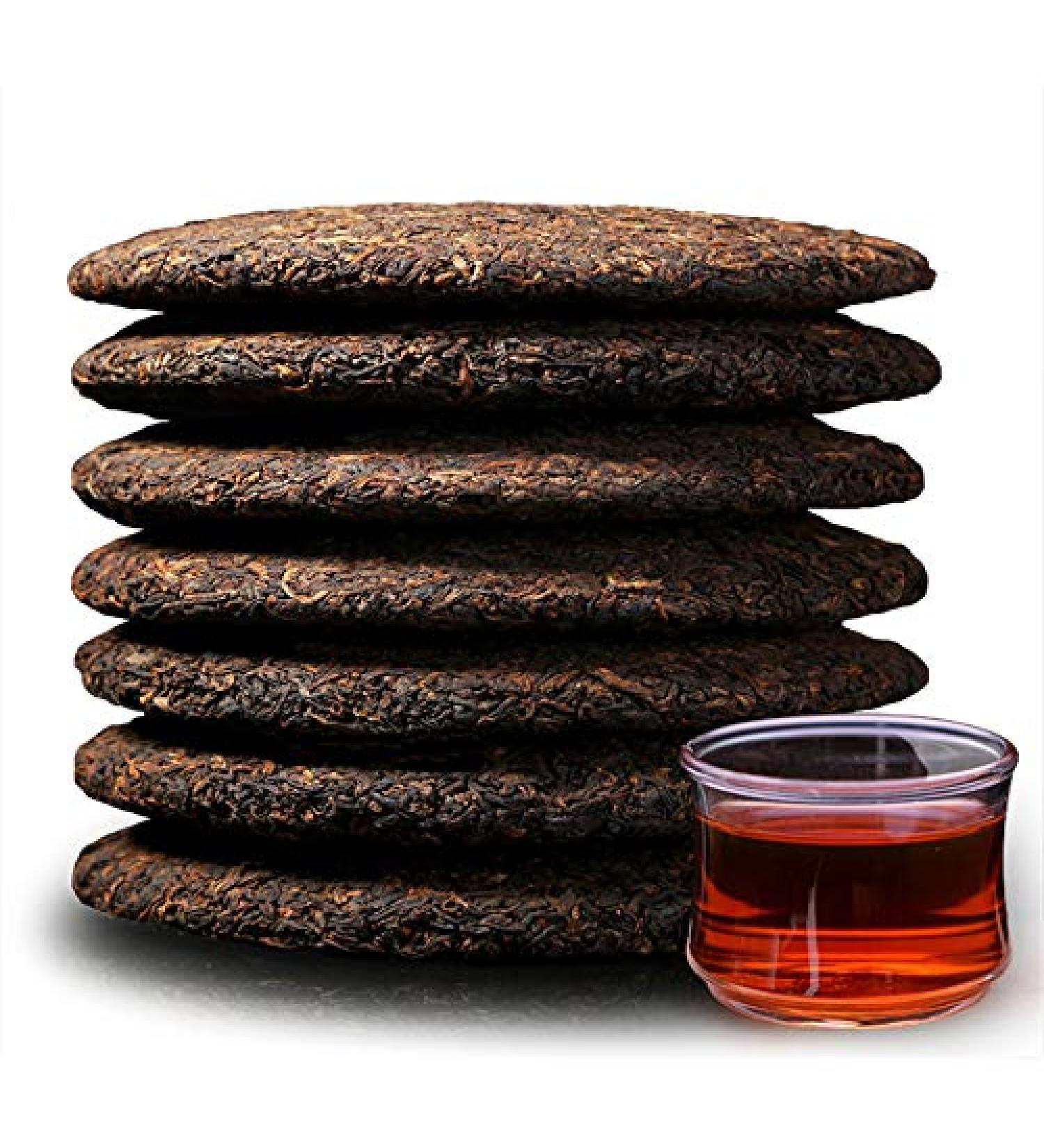 357g Th Pu-erh Cuit G teau Pu'er Th M r Menghai Printemps Collection Th Noir - Buy Online on GoSupps.com