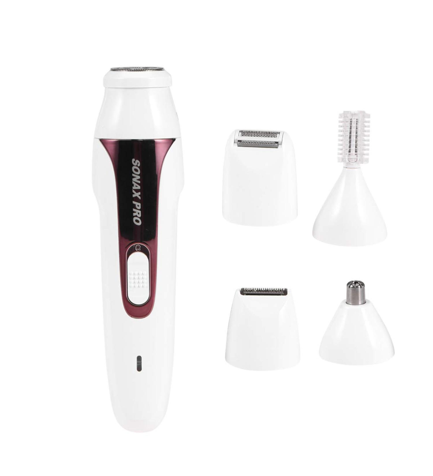 Milisten 5-in-1 Body Shaver | Electric Razors for Men & Women | Hair Removal Trimming & Nose Hair Cleaning - Miss Purple Power - Buy Online on GoSupps.com