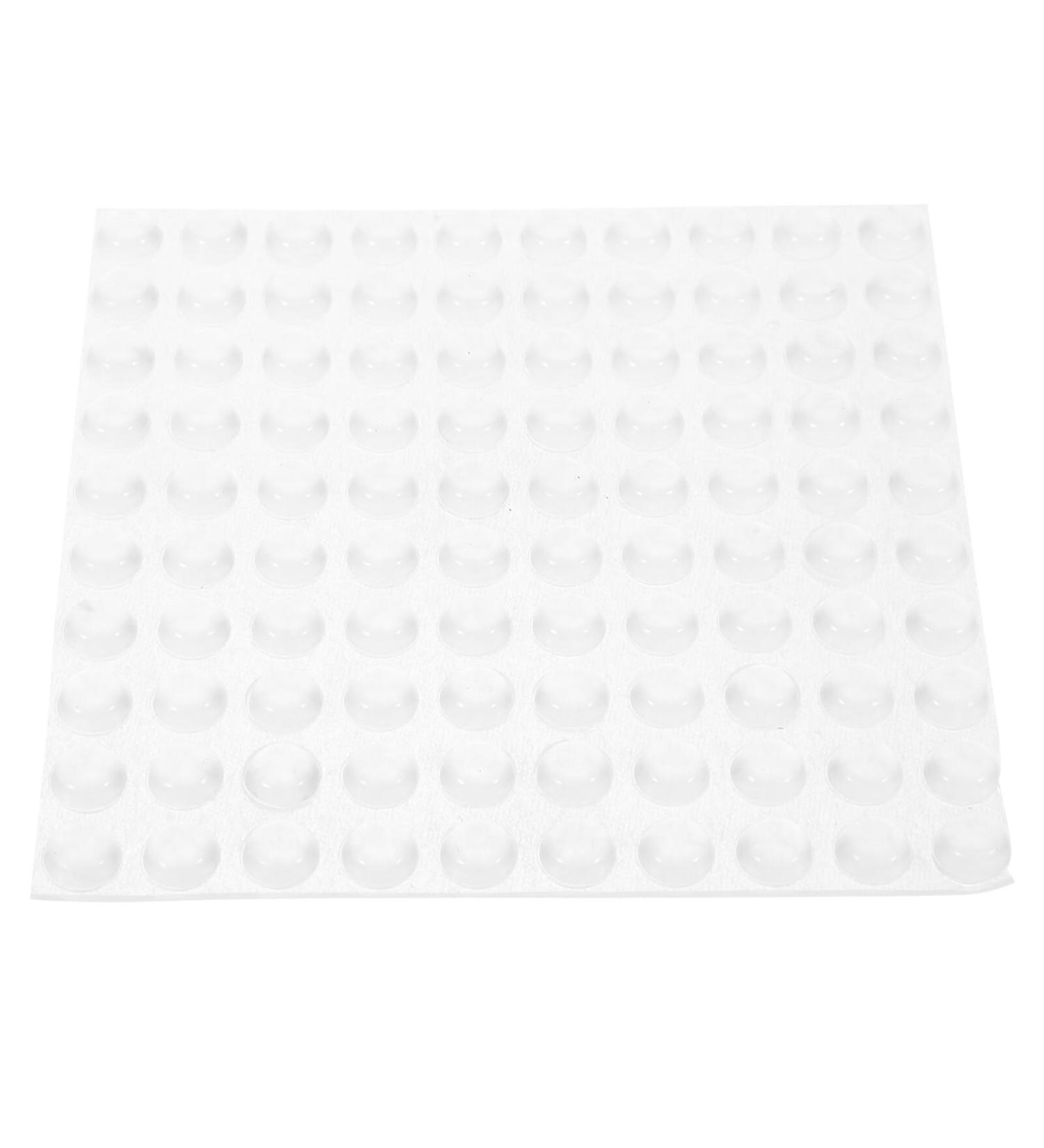 iplusmile 100pcs Visually Impaired Assist Patch Bumpers Utensils Kitchen Cabinets Furniture Clear Bumper Pads Assistive Devices for Blind Silica Gel White Round Silicone Pad - Buy Online on GoSupps.com