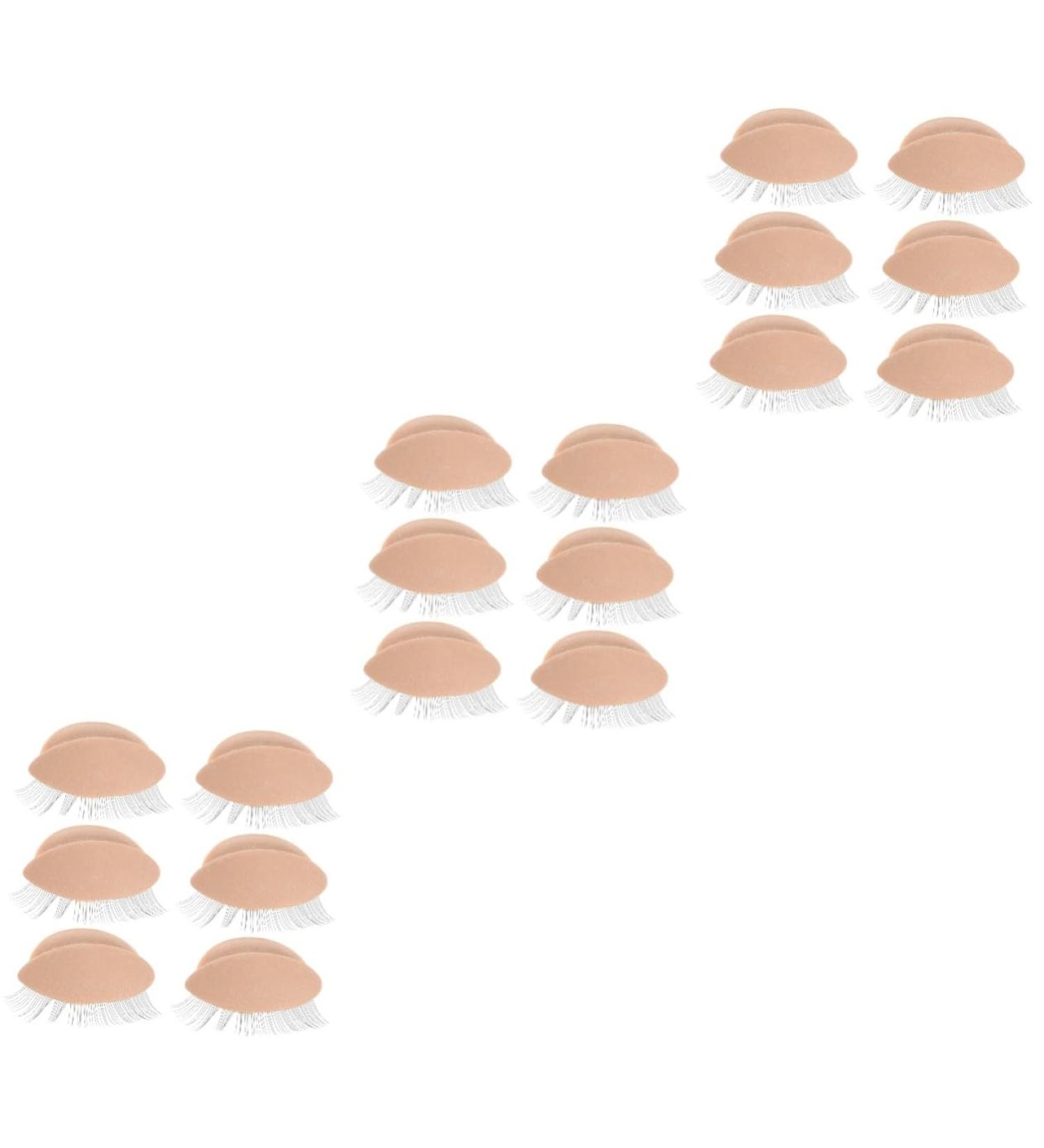 Buy FRCOLOR 9 Pairs Lash Practice Module - Eyelash Extension Kit with Replaceable Fake Eyelids for Training - International Shipping Available - Buy Online on GoSupps.com