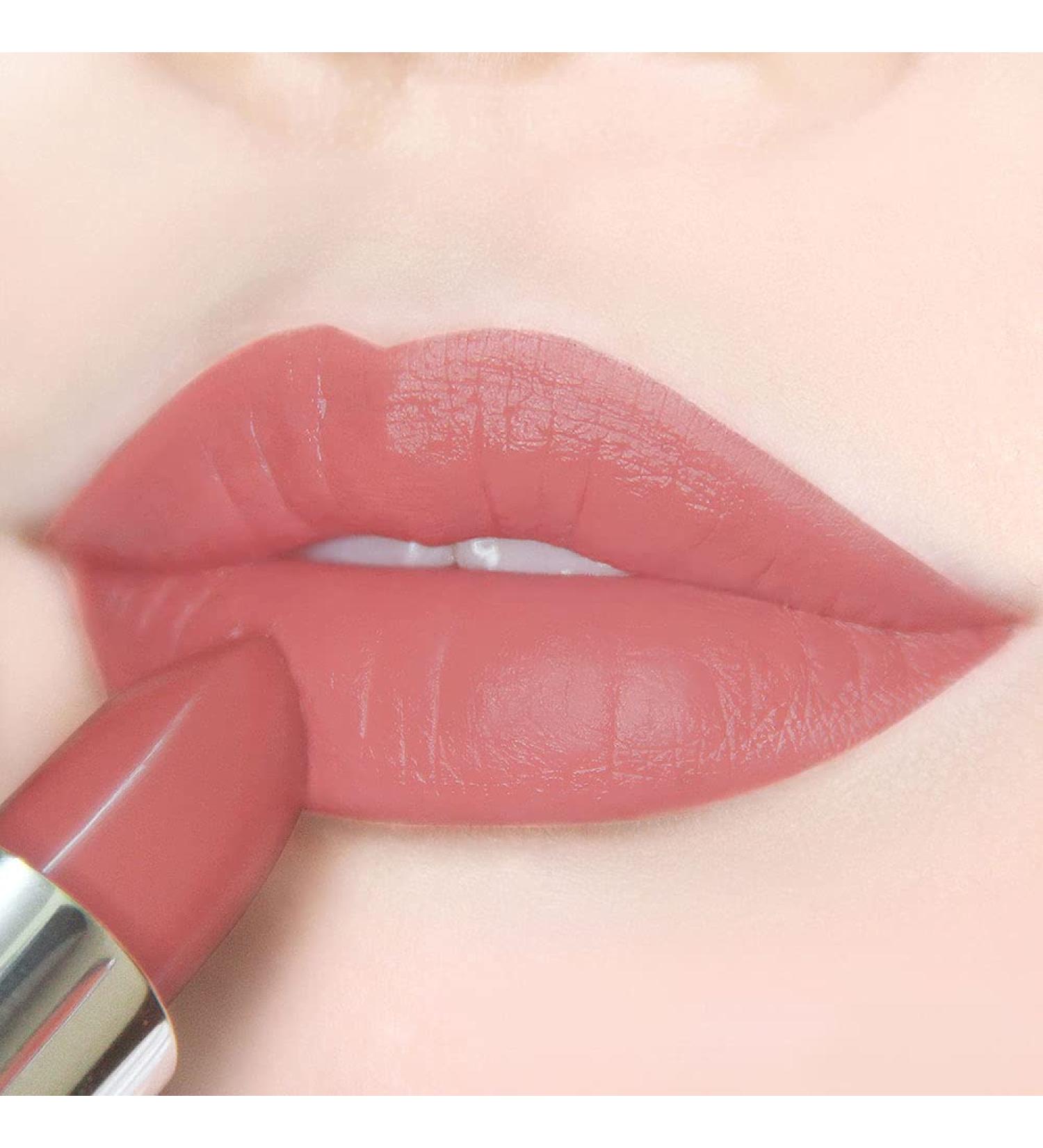 Matte Vegan Lipstick in Frosty Rose with Tangerine Undertones - CRUSH ON YOU (301) - Buy Online on GoSupps.com