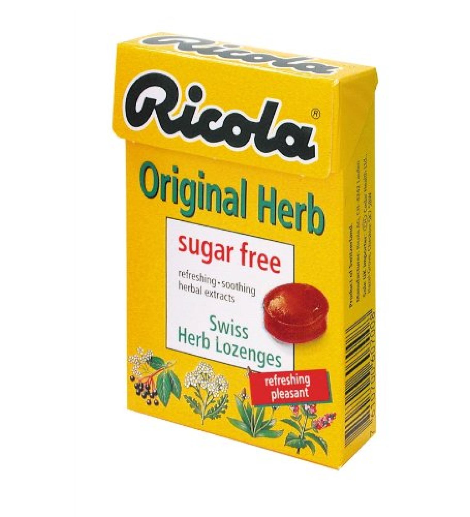 Ricola Herbs Original Sugar Free Sweets 5 x 50 g