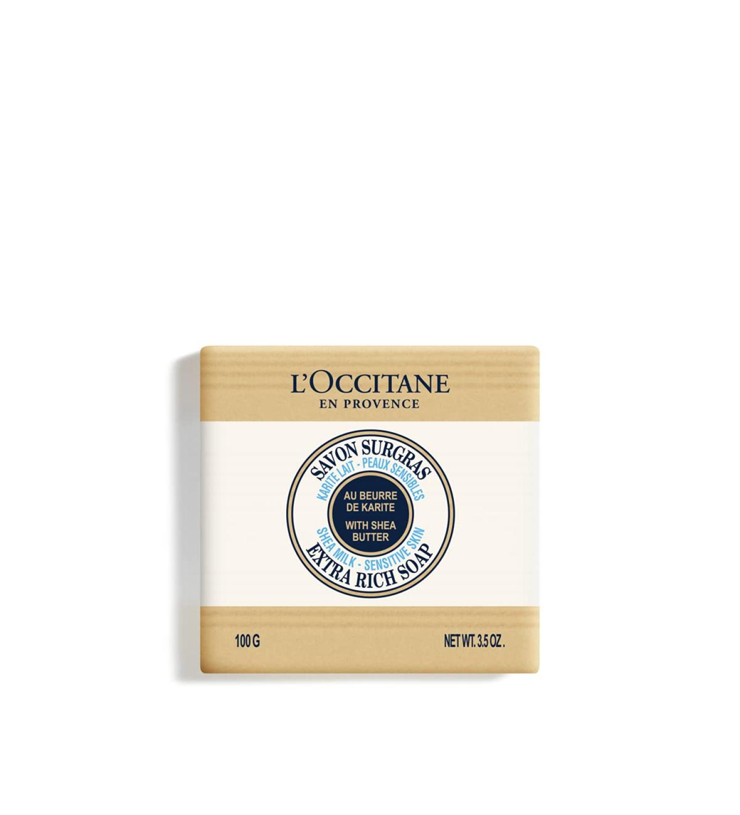 L'Occitane Shea Milk Extra Rich Soap 3.50 oz for Sensitive Skin - Buy Online on GoSupps.com