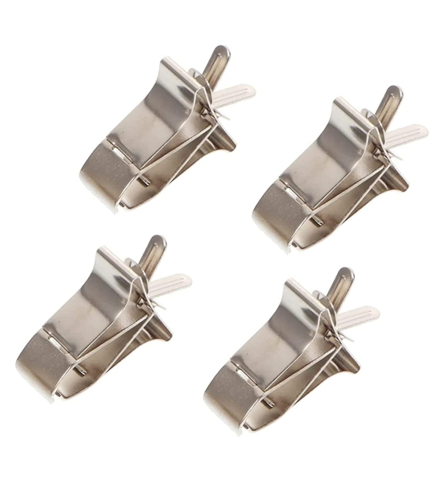 Xpex 4-Piece Parrot Feeder Clips Set | Fruit & Vegetable Bird Cage Accessories | Durable Metal Clips for Parrots - Buy Online on GoSupps.com