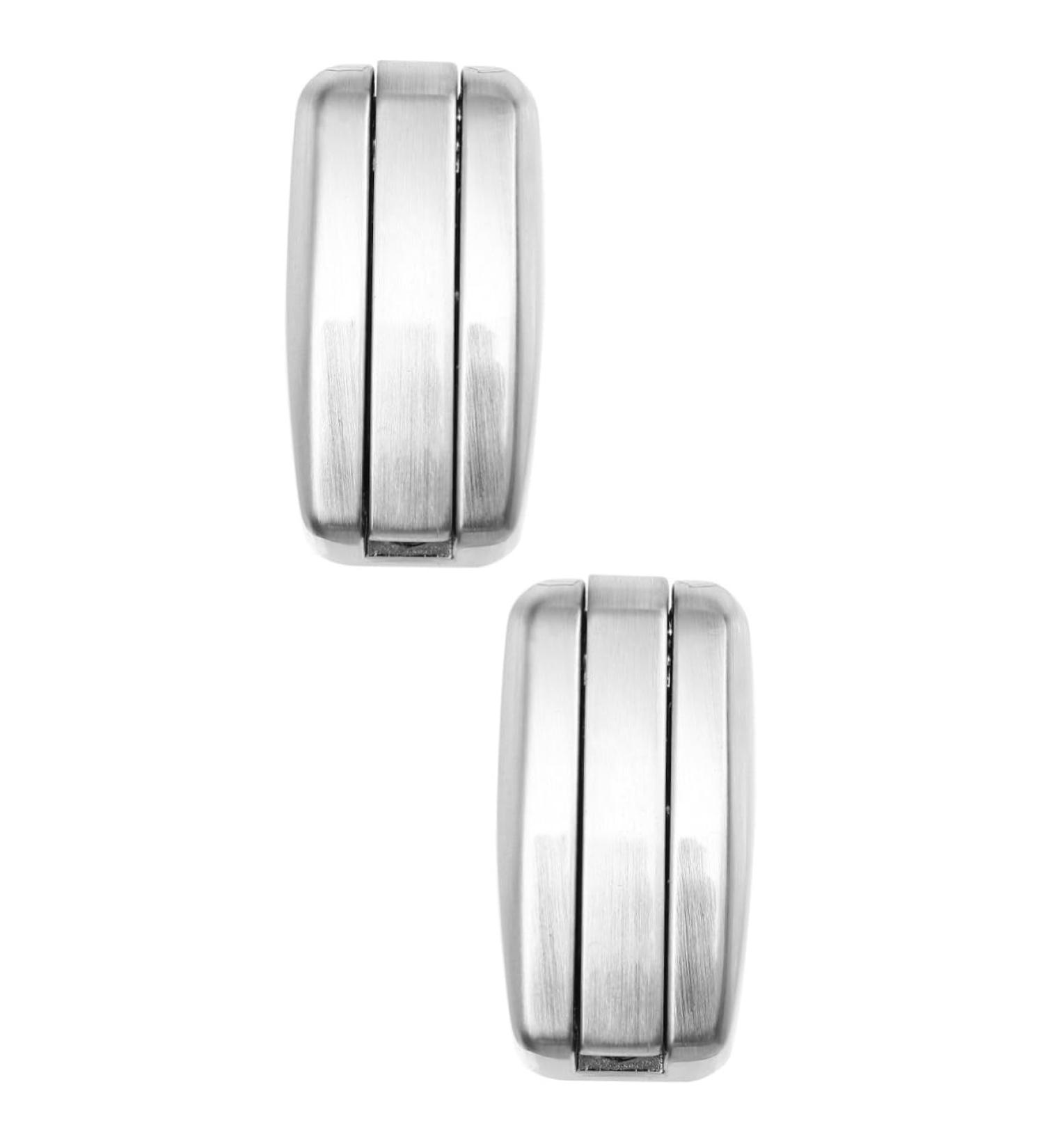 Alipis 2pcs Non-Marking Folding Hook Metal Clothing Rack Headphone Hook Folding Hangers Nordic Door Hook 4.9x2.5cmx2pcs Silverx2pcs - Buy Online on GoSupps.com