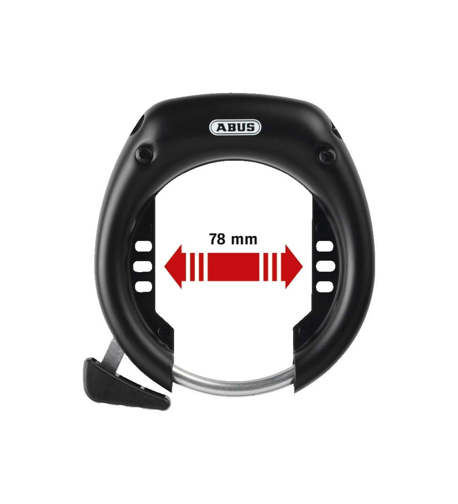 Abus frame lock Shield Plus 5750L NR BK for balloon tires key removable