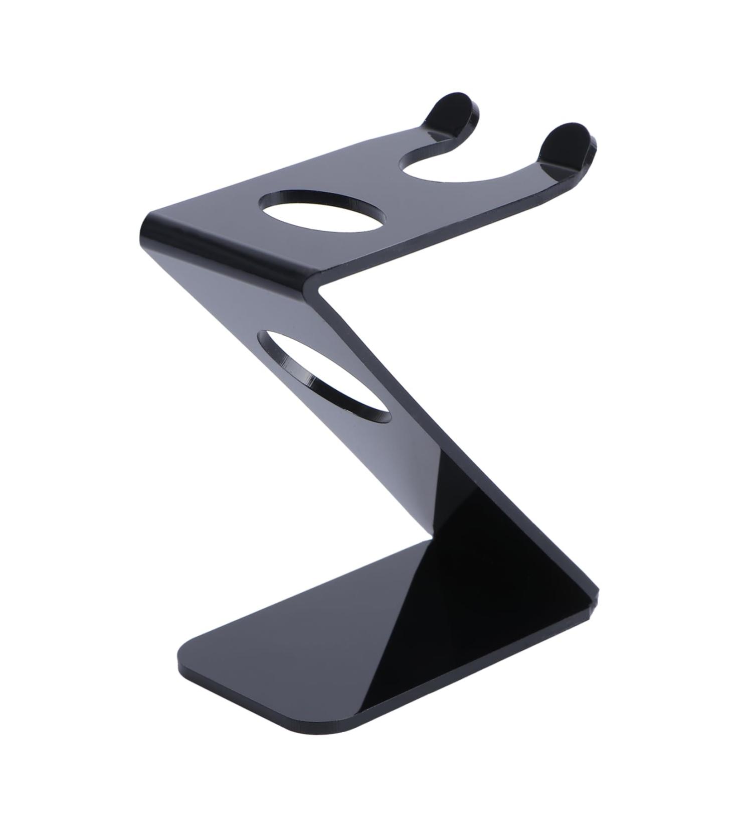 Fomiyes Men's Razor Brush Holder - Acrylic Stand for Manual Shaving Brushes | Durable & Stylish Shaving Tool Organizer - Buy Online on GoSupps.com