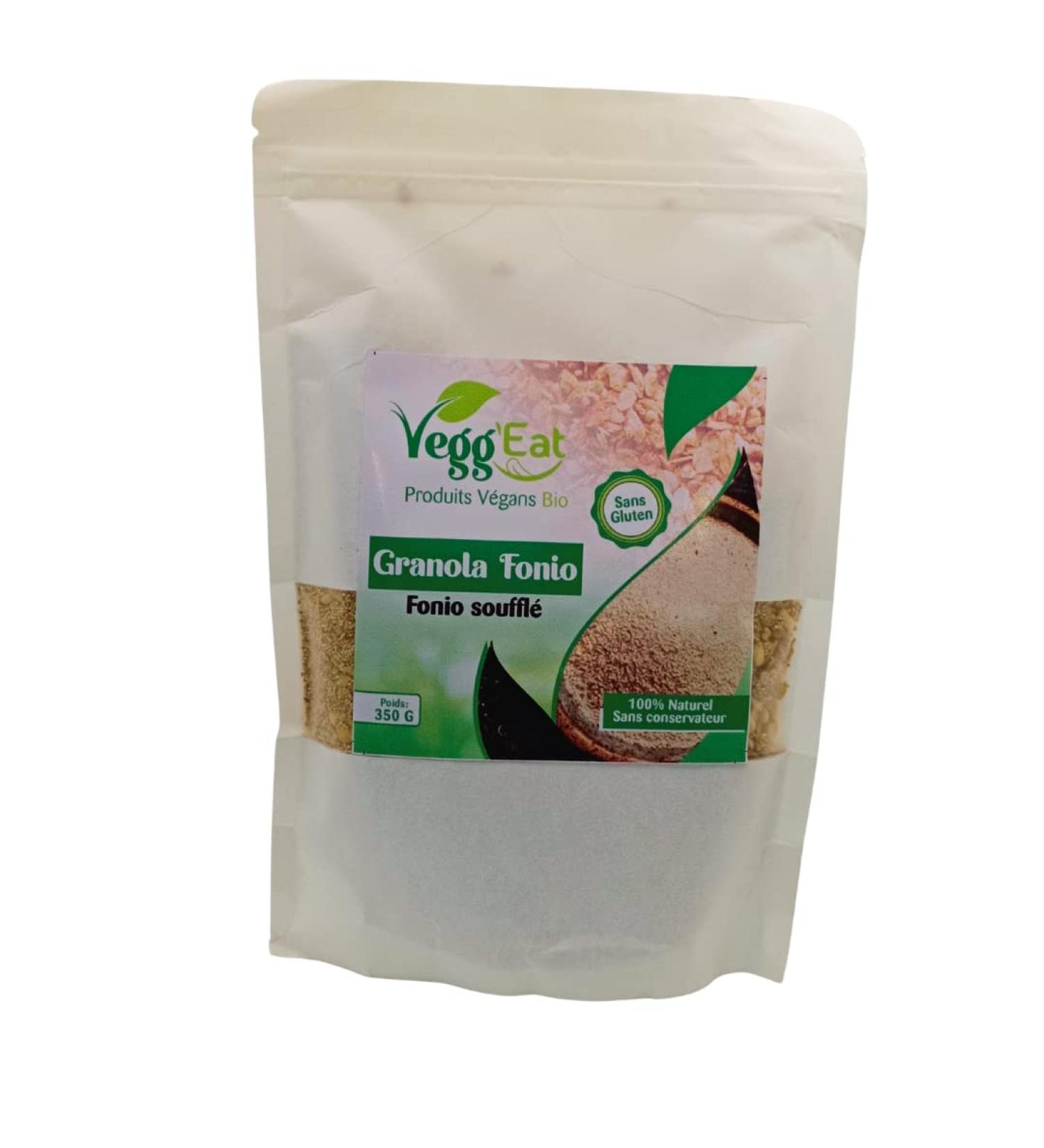 Vegg'Eat Granola Fonio Crisp Natural Cereal Wheat Free - Buy Online on GoSupps.com