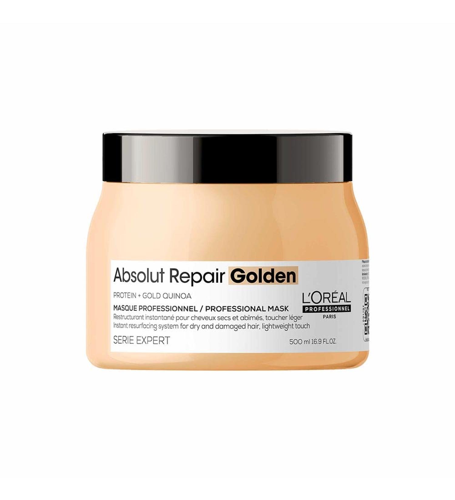 Buy Absolutely Repair Gold Mask 500ml - Nourishing Hair Treatment for All Hair Types | International Shipping Available - Buy Online on GoSupps.com
