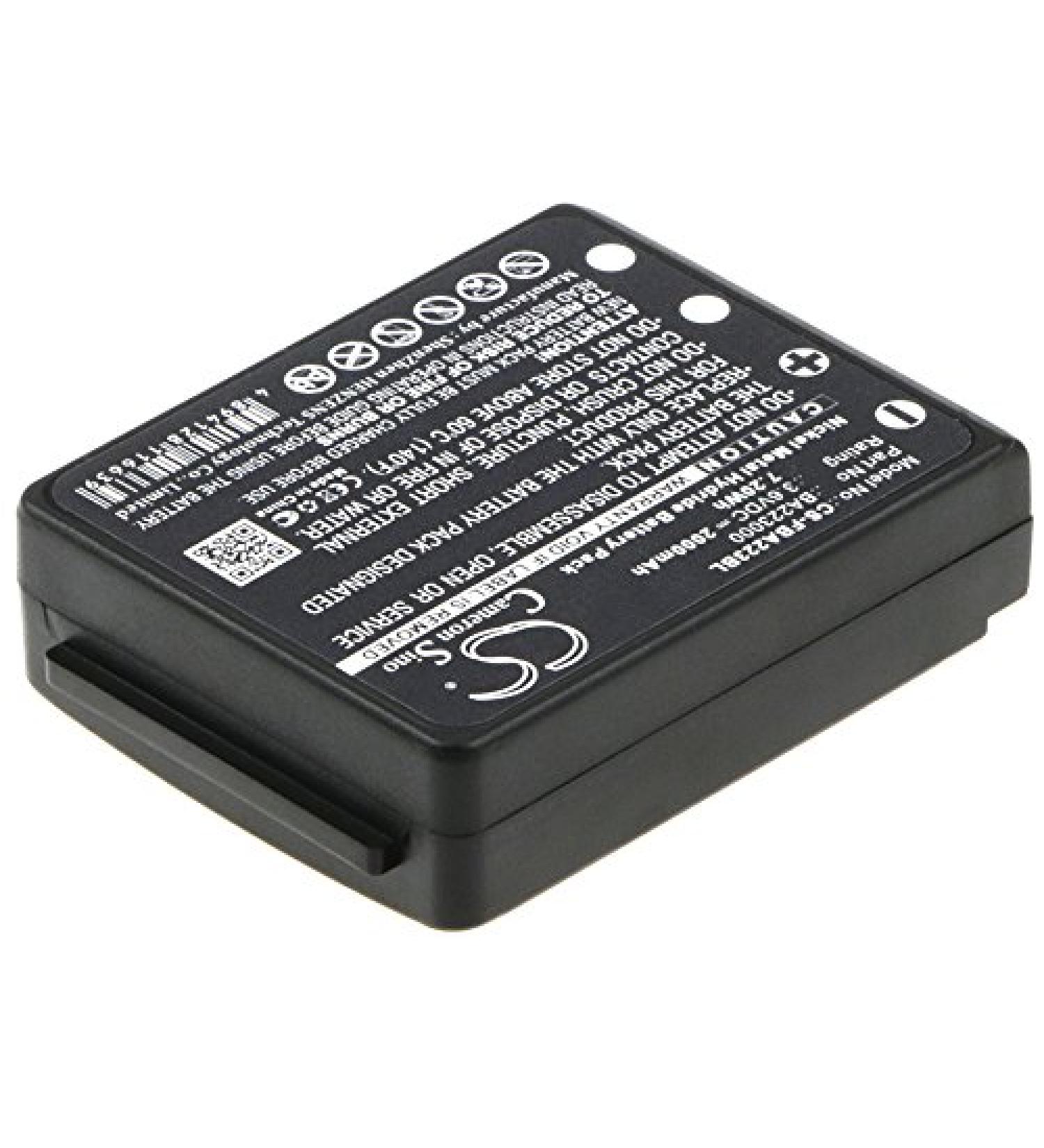 Replacement Battery for HBC Radiomatic Micron 7 Patrol D & Quadrix | BA223000 BA223030 FUB6 2000mAh/3.6V - Fast International Shipping - Buy Online on GoSupps.com