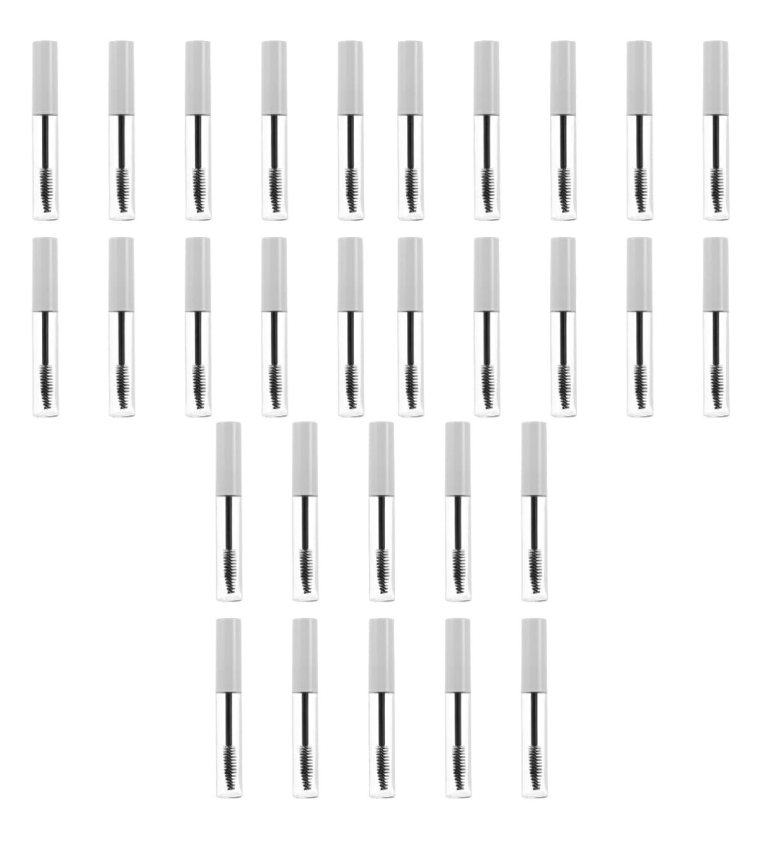 TOVINANNA 30 Pcs Eyelash Tube Mascara Bottles Empty Eyelash Mascara Eyelash Wand Tube Cosmetic White Plastic - Buy Online on GoSupps.com