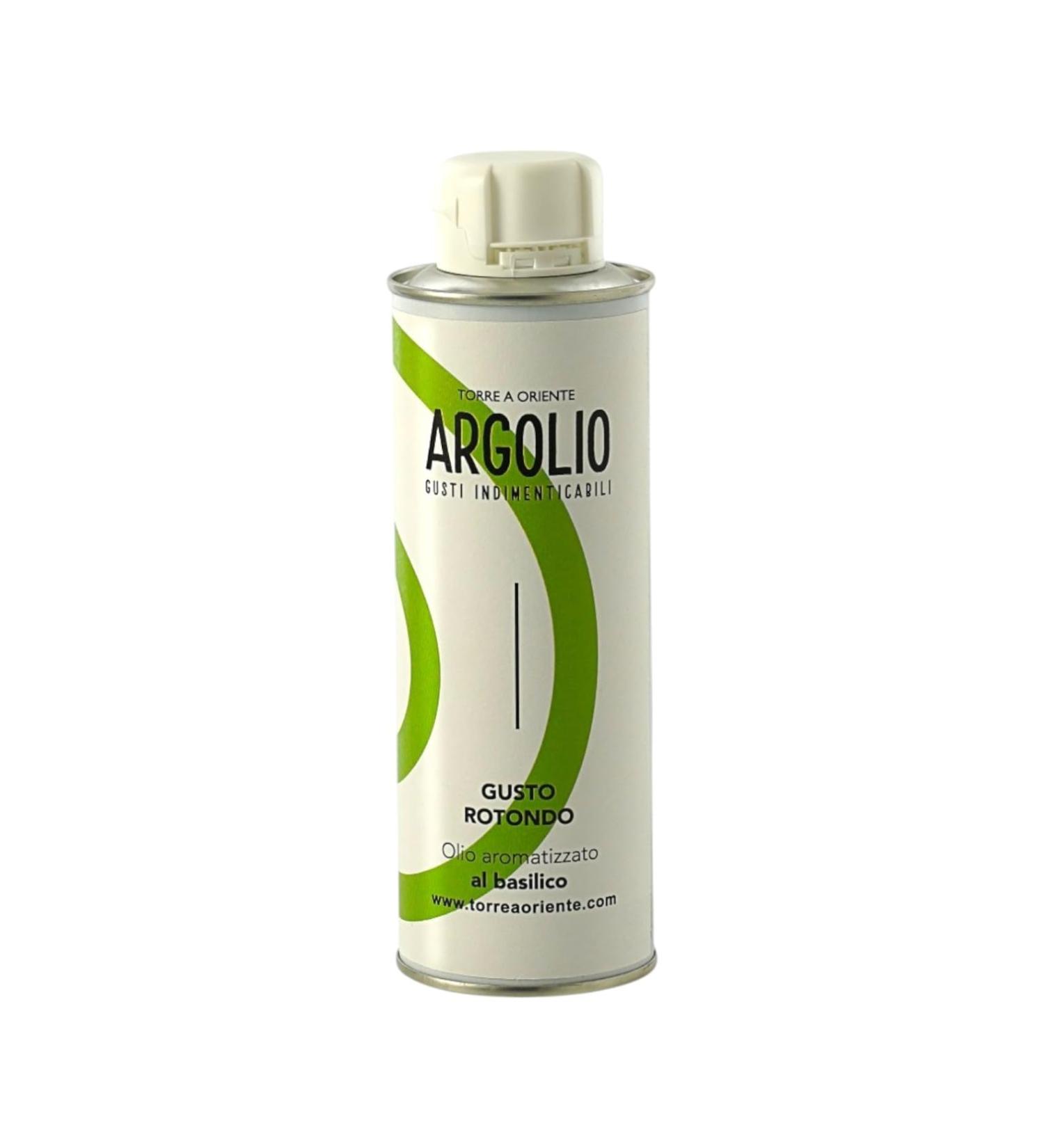 Torre a Oriente "Rotondo" Extra Virgin Olive Oil Flavored with Basil