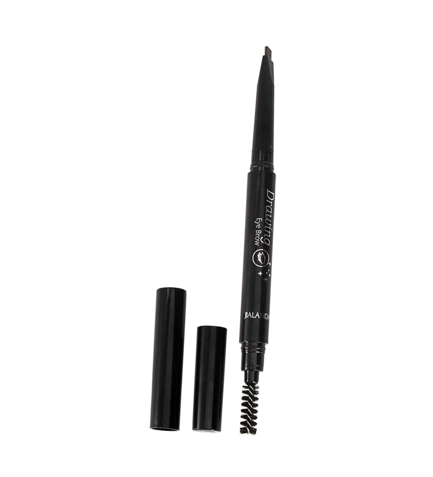 DRESSOOS 3pcs Eyebrow Pencil Brush Rotate Eyebrow Pencils Long Lasting Eyebrow Pencils Chocolate - Buy Online on GoSupps.com