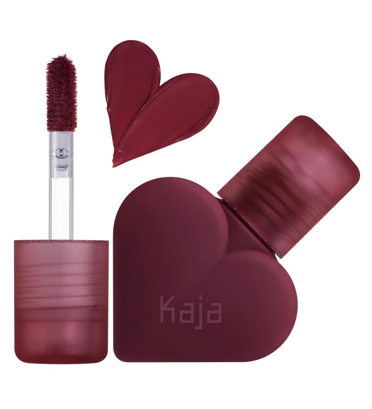 Kaja Lip Mousse - Love Swipe 01 Call Me | with Raspberry Seed Oil and Vitamin E Buildable Blendable Moisturizing Velvet Finish Weightless Texture Deep Shades Vivid Color Long Lasting 0.22 Oz - Buy Online on GoSupps.com