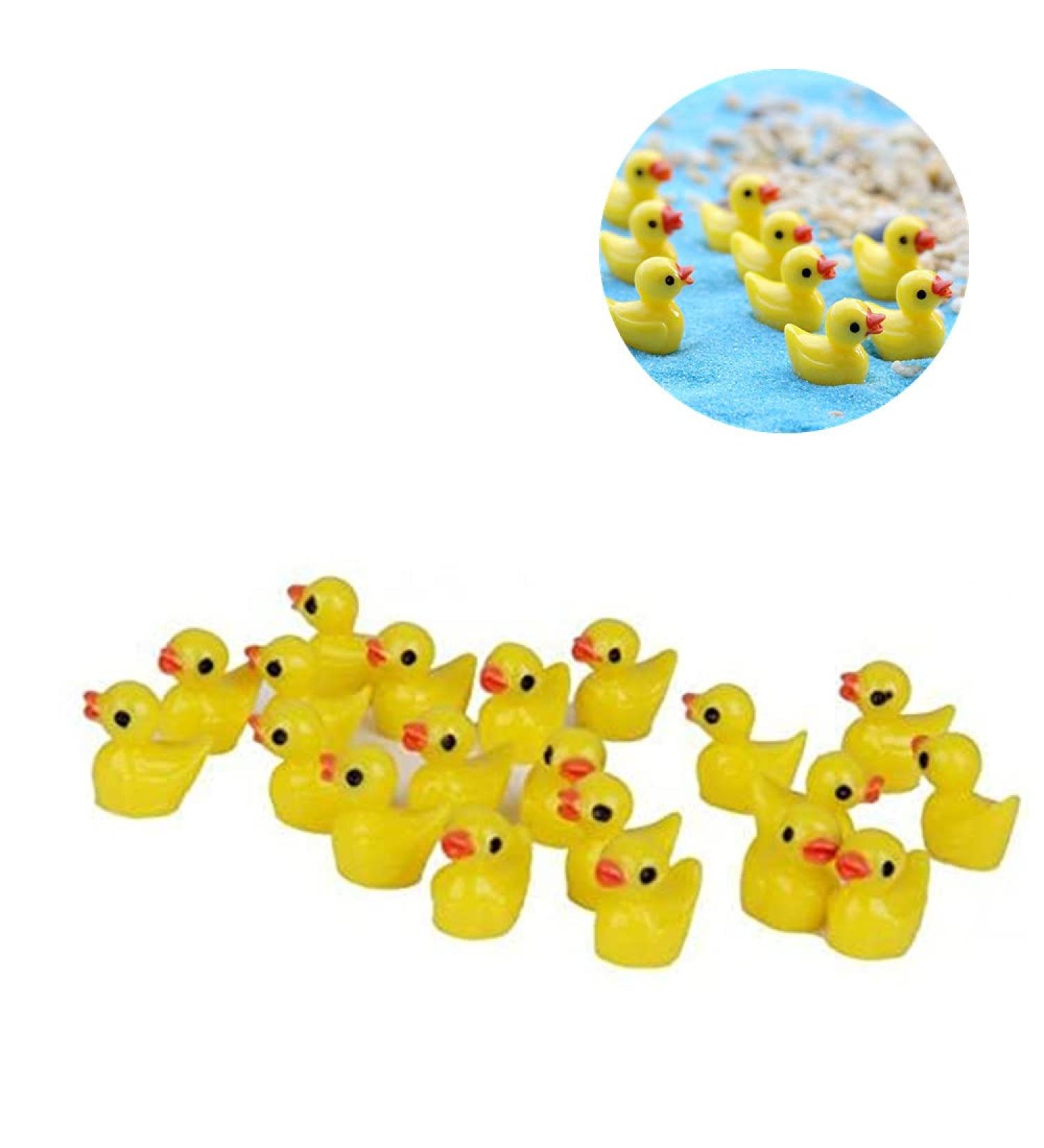 NA 40PCS Miniature yellow ducks micro-landscape scenery aquarium decoration moss bonsai flower pot decorative - Buy Online on GoSupps.com