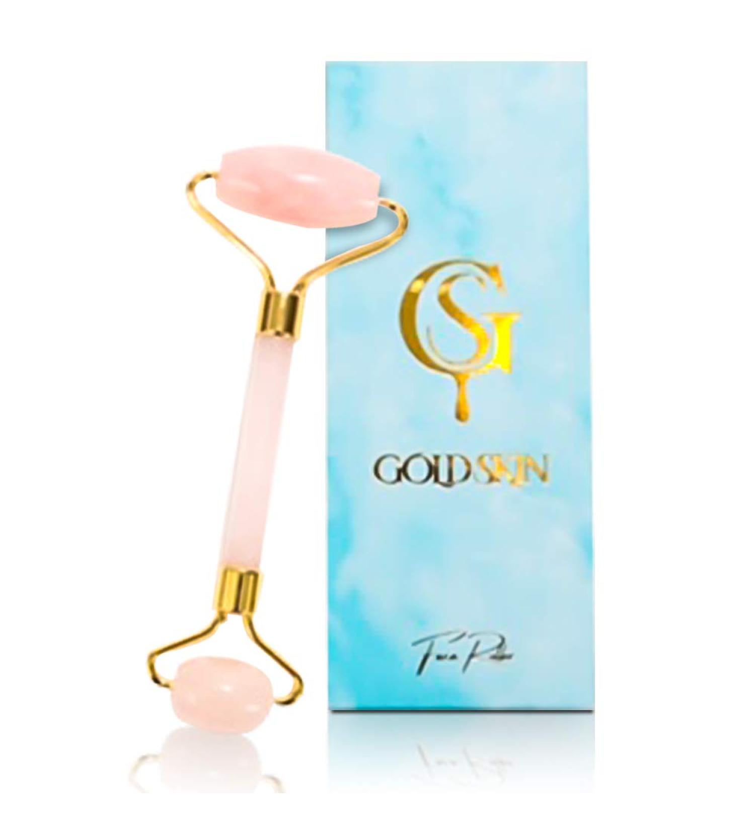 Shop Rose Quartz Facial Roller - Best for Skincare & Glowing Skin | International Shipping Available - Buy Online on GoSupps.com