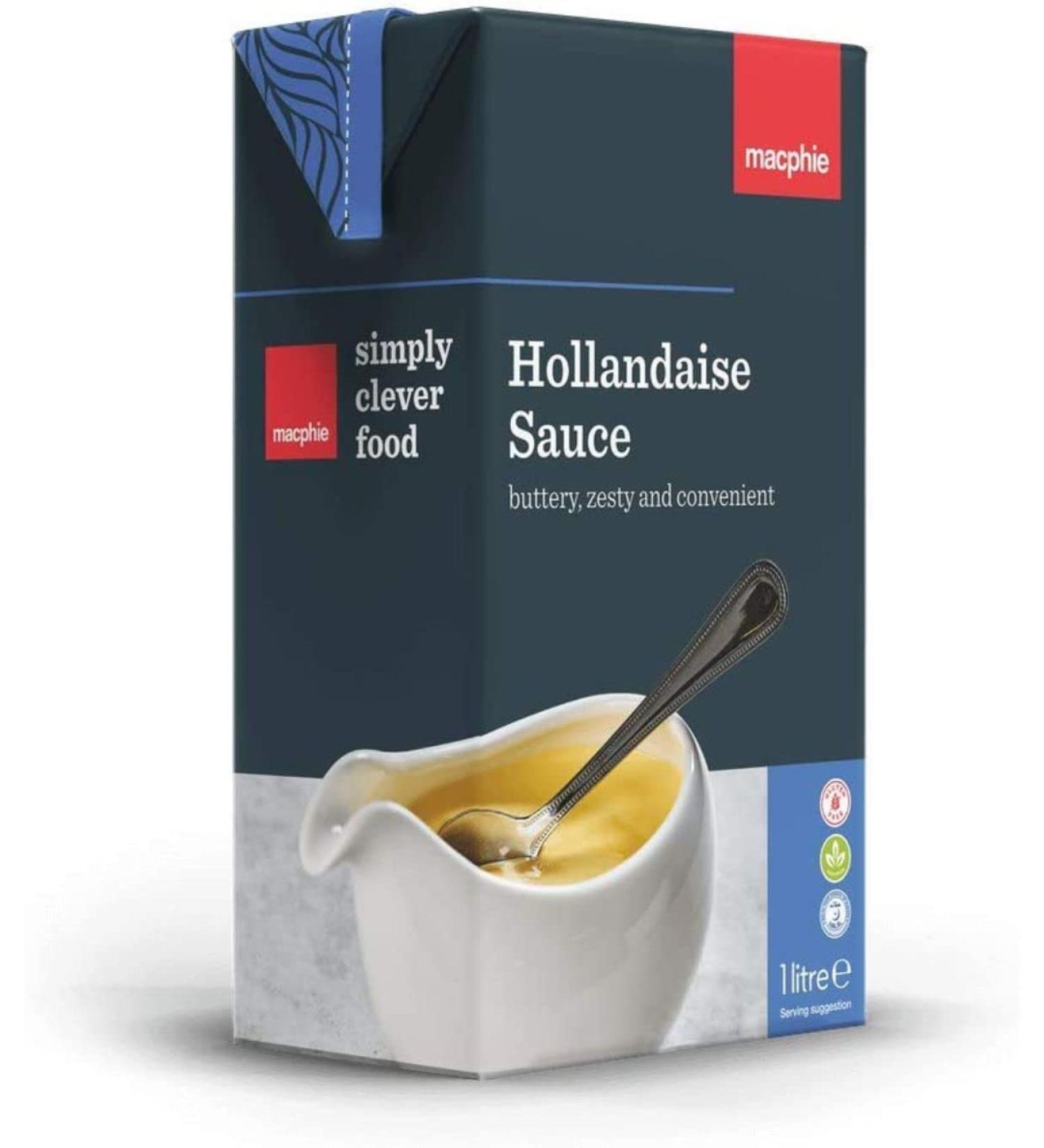 Macphie Hollandaise Sauce 1L. Ready to use sauce Ideal for meat and fish.
