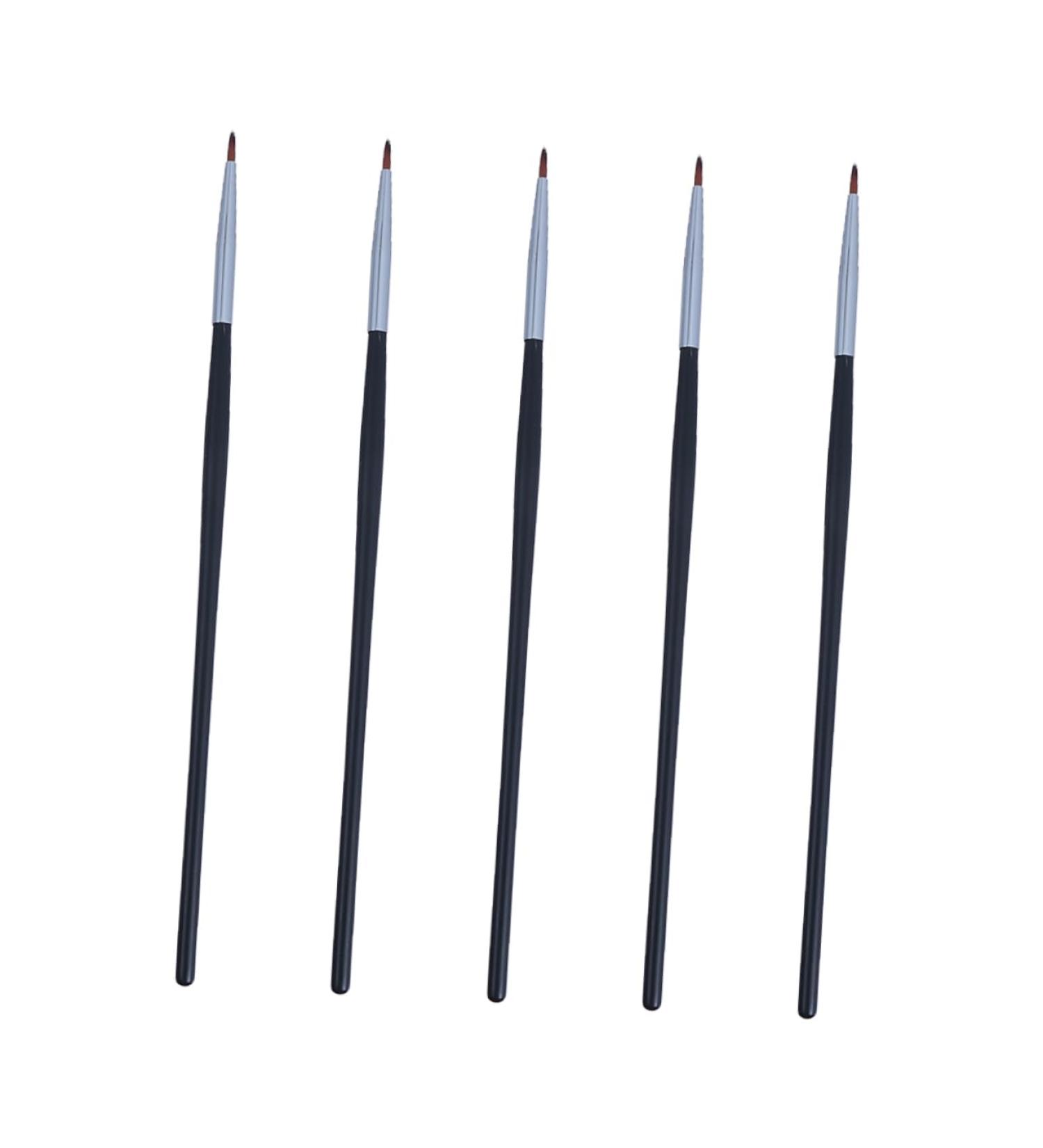 FRCOLOR 10 Pcs Fine Eyeliner Brush Gel Liner Eyeliner Lip Gloss Lip Mask Brush Smudge Stick Fine Point 18x0.4cmx2pcs Blackx2pcs - Buy Online on GoSupps.com