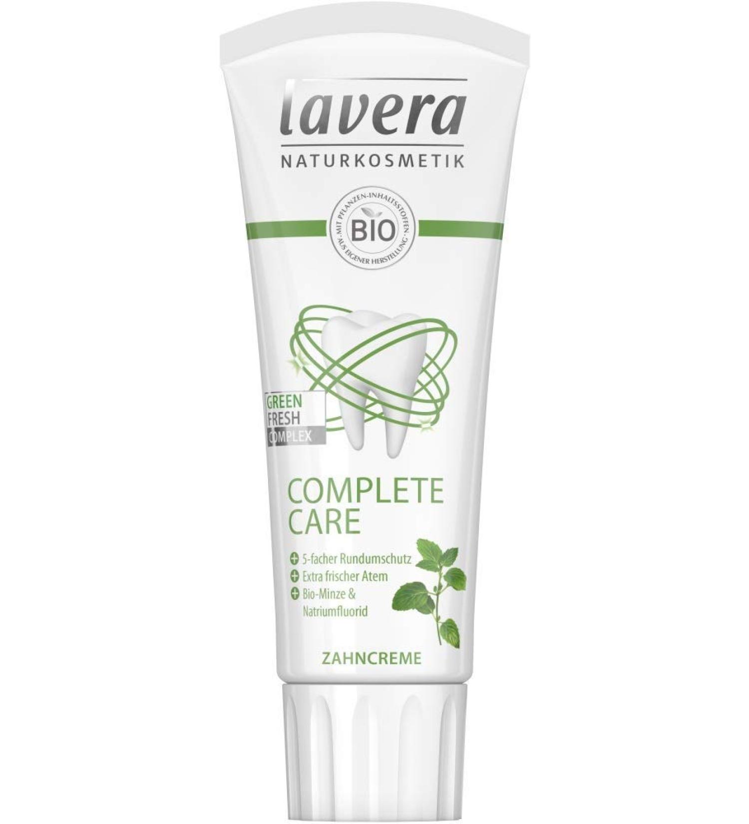 Lavera Toothpaste Complete Care Organic Mint & Sodium Fluoride 3-pack (3 x 75ml)