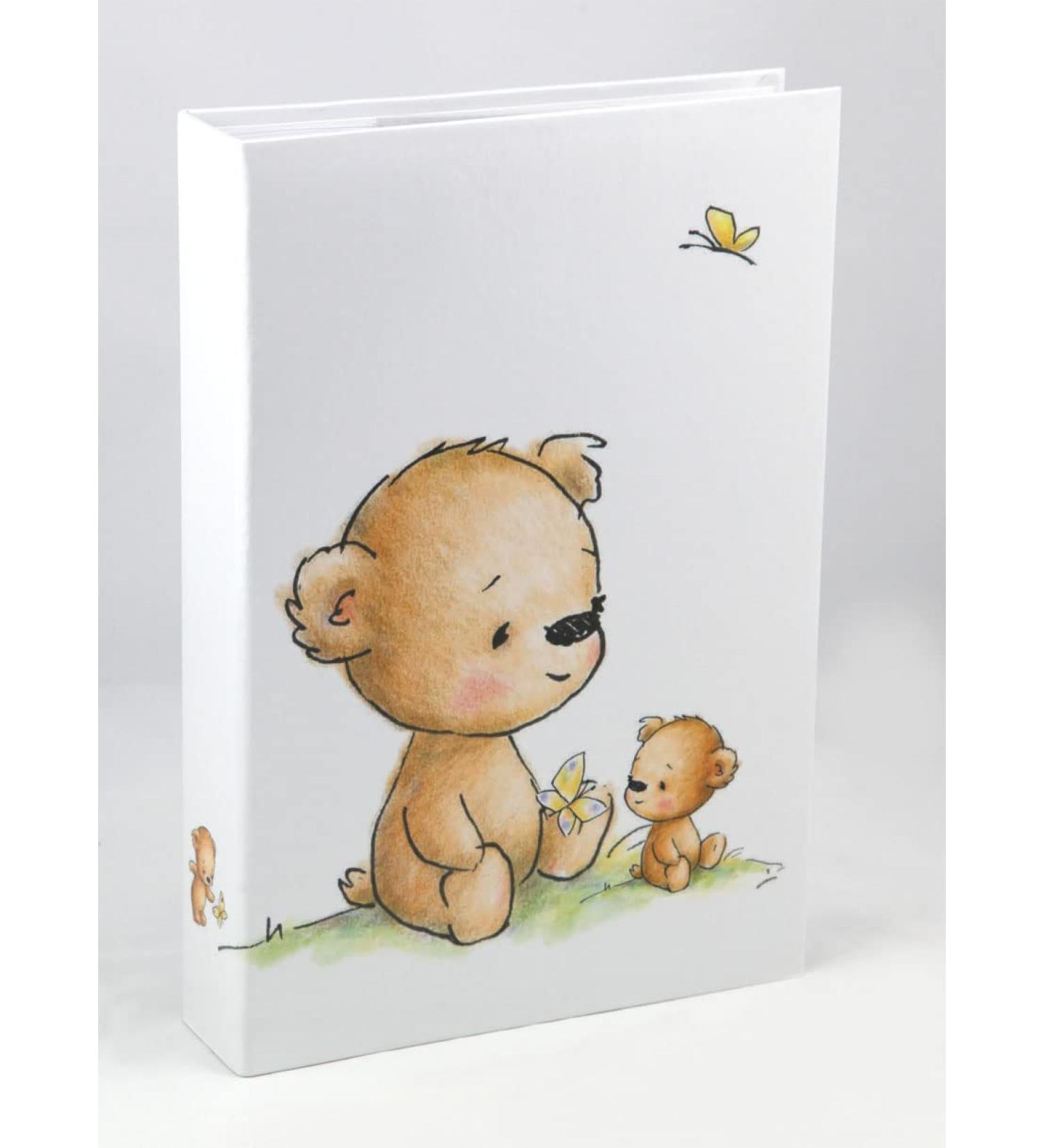 Teddy Bear Photo Album for 300 Photos | 10x15 cm Baby & Children Memo Album | Perfect Gift for Kids - Buy Online on GoSupps.com