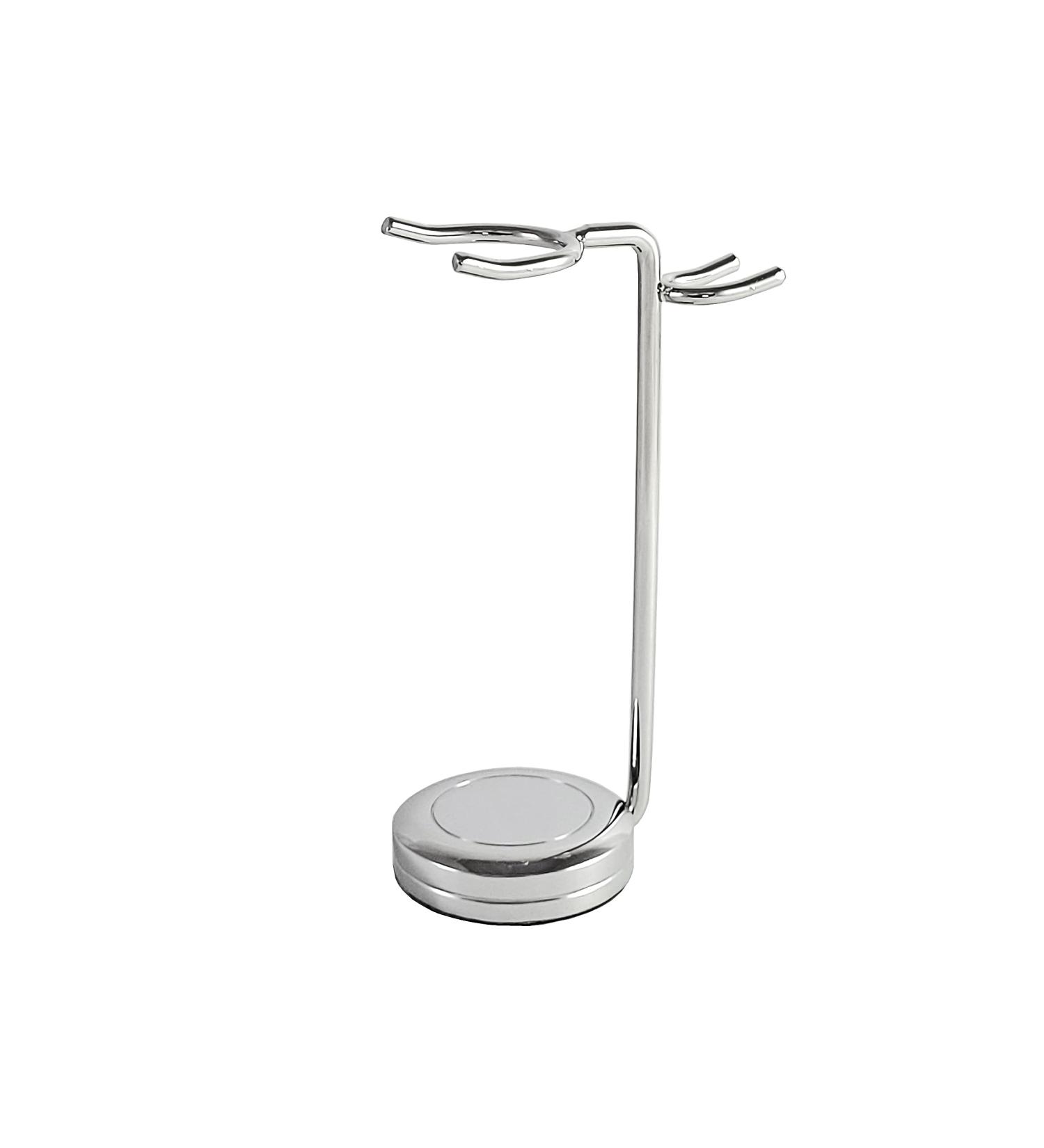 Hans Baier Exclusive universal metal shaving stand for shaving brush and razor