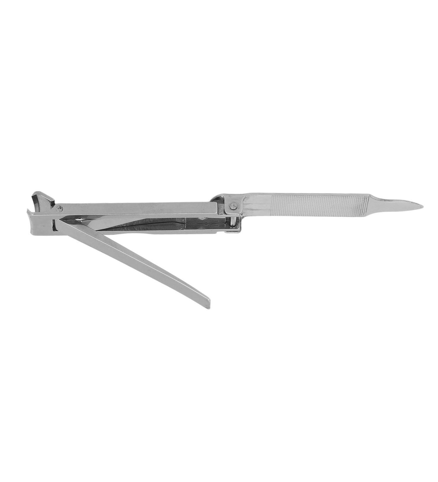 Nail Clippers Stainless Steel Nail Clippers with Hanging Hole Portable Textured File for Home - Buy Online on GoSupps.com