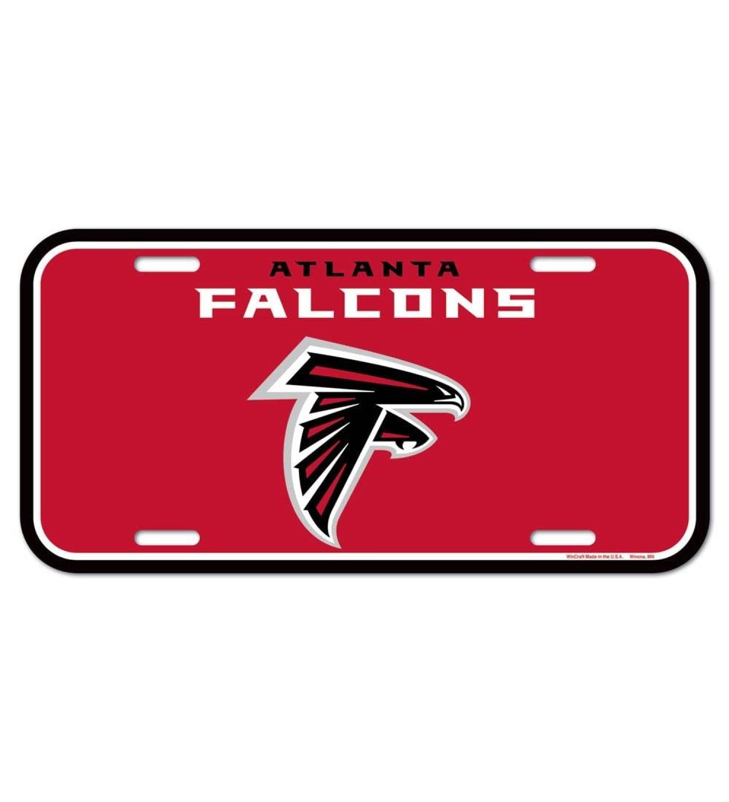 Wincraft NFL Atlanta Falcons License Plate Sign