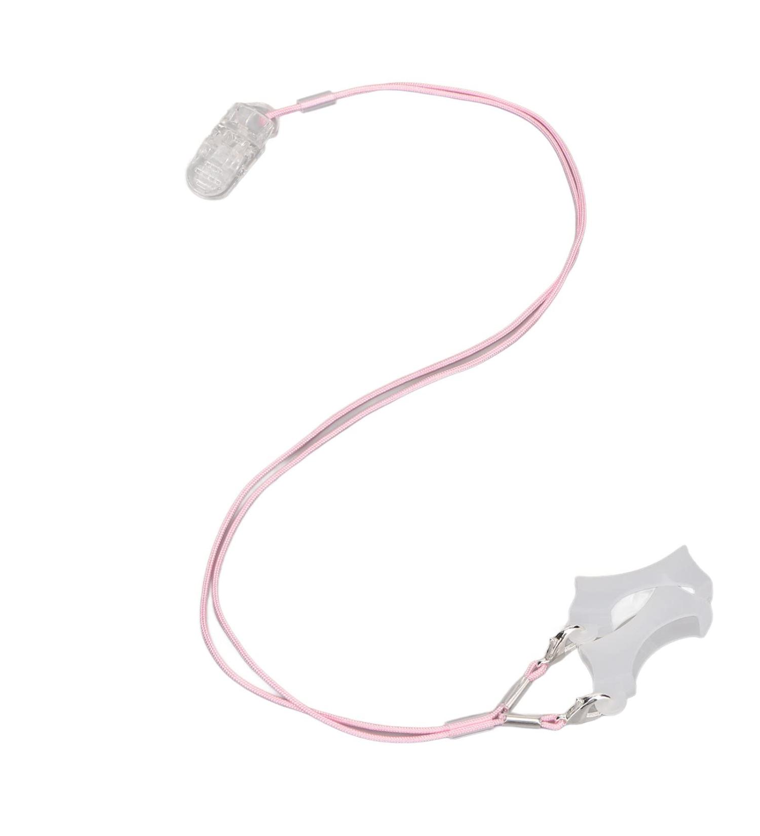 Multifunctional Pink Hearing Aid Clip Lanyard | Prevent Loss & Travel Friendly (Binaural) - Buy Online on GoSupps.com
