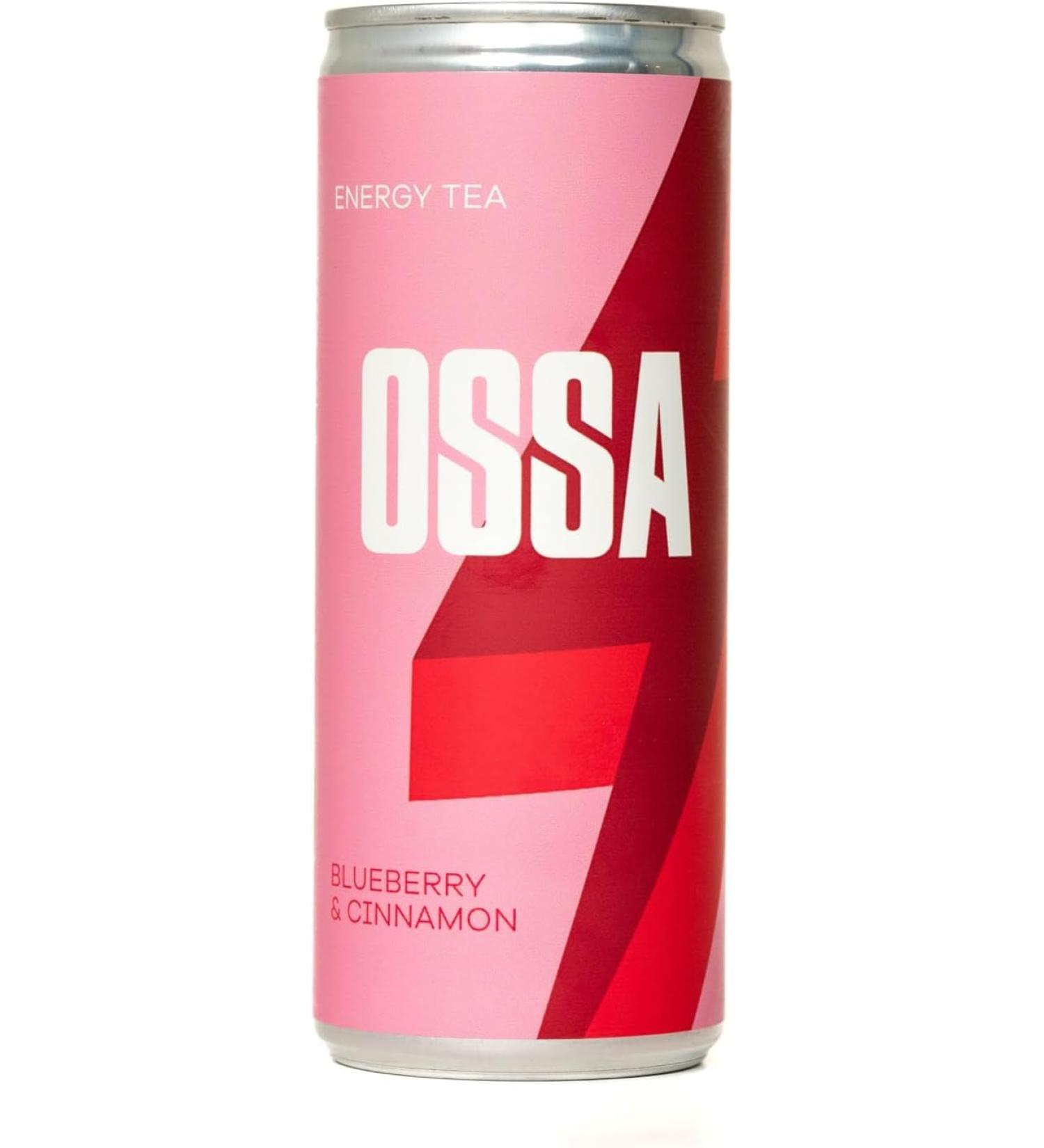  OSSA OSSA Blueberry Cinnamon Energy Tea (24 x 250ml) Refreshing Guayusa-Infused Boost Packed with Antioxidants for Natural Energy & Wellness - Buy Online on GoSupps.com