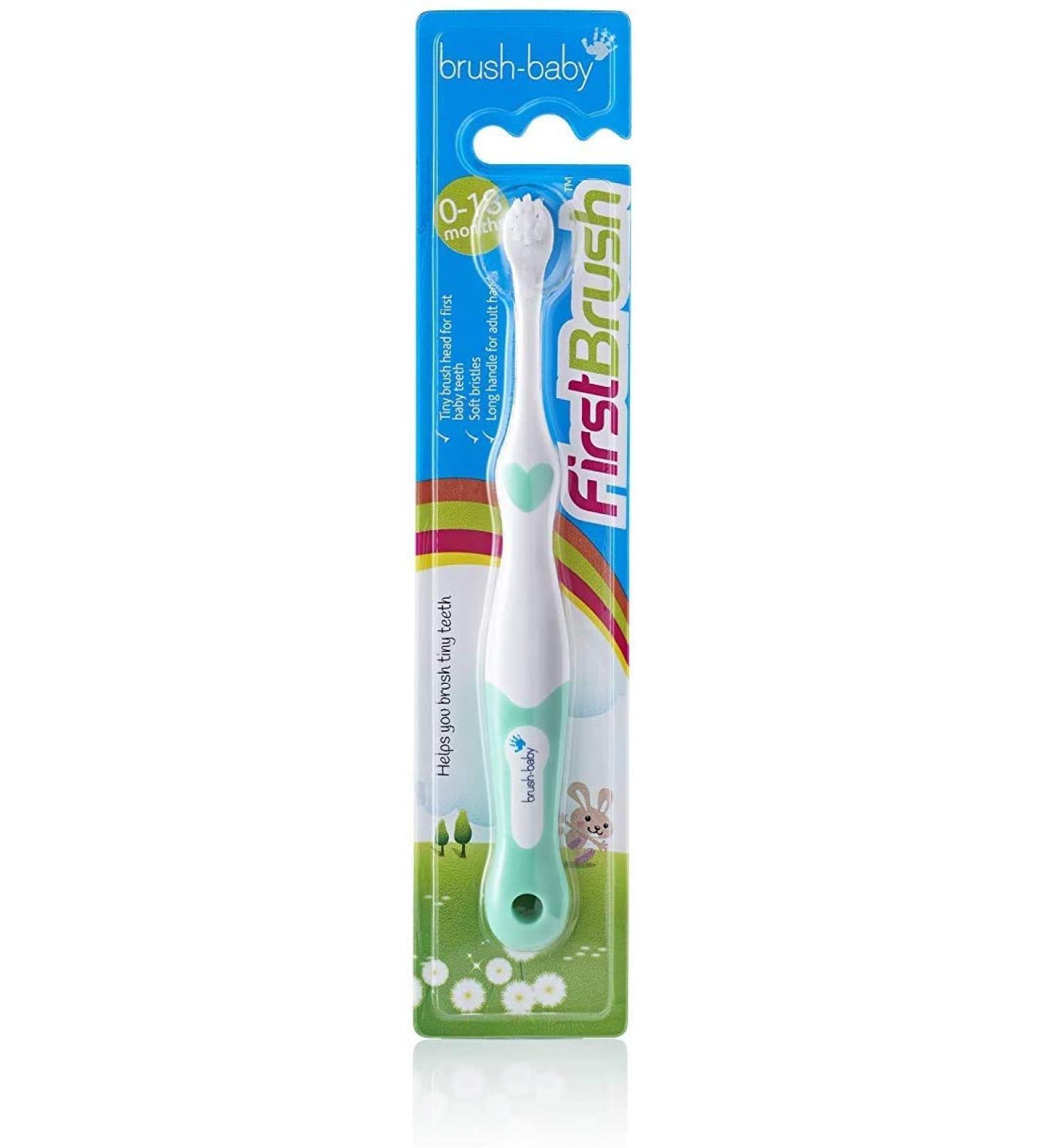 Brush-Baby My Firstbrush - Gentle and Effective Baby Toothbrush - Buy Online on GoSupps.com