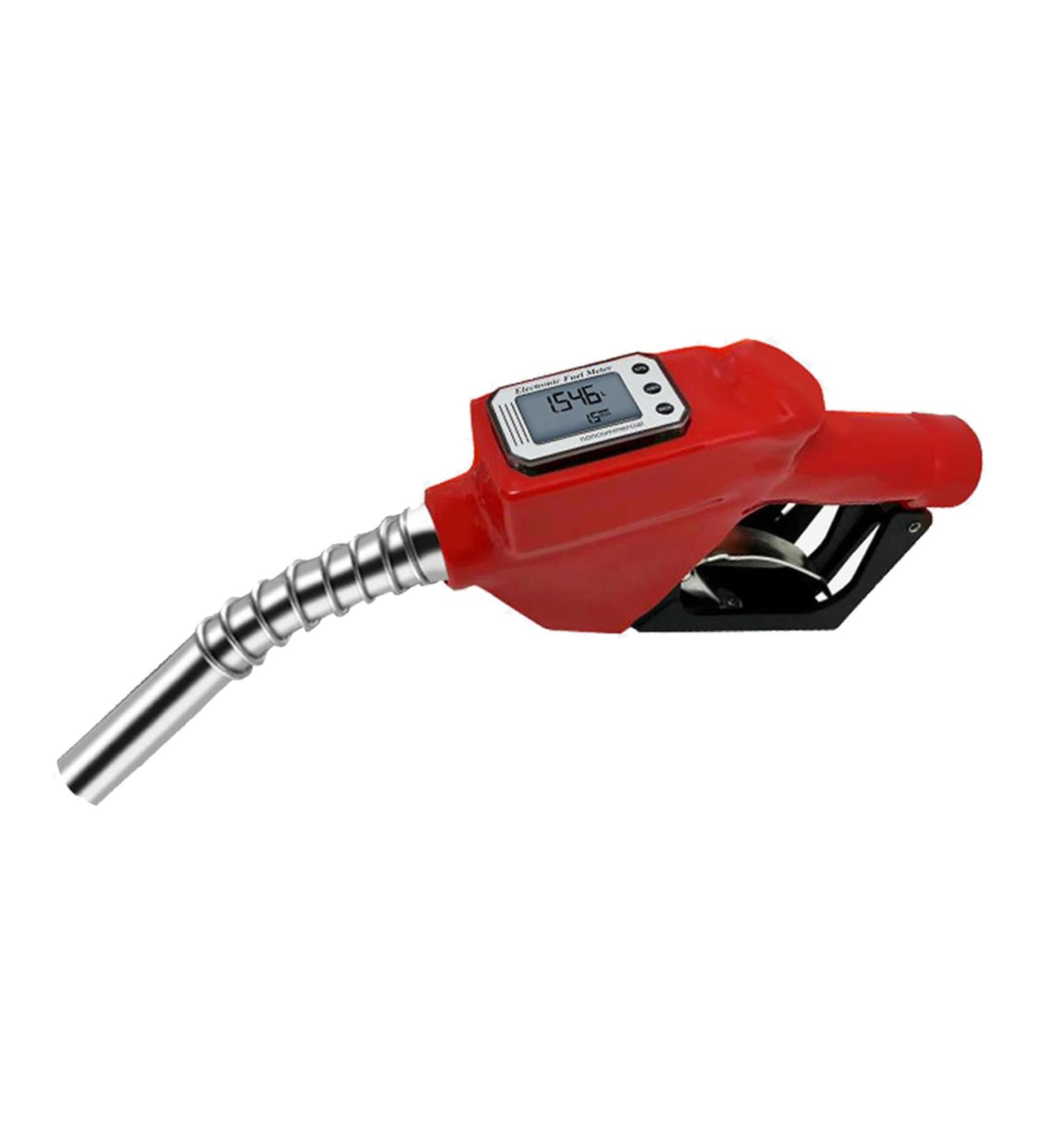 Digital Fuels Nozzles Fuels Oil Gasolines Nozzle with Digital Flows Meter Fuelings Nozzles for Fuels Kerosenes - Buy Online on GoSupps.com