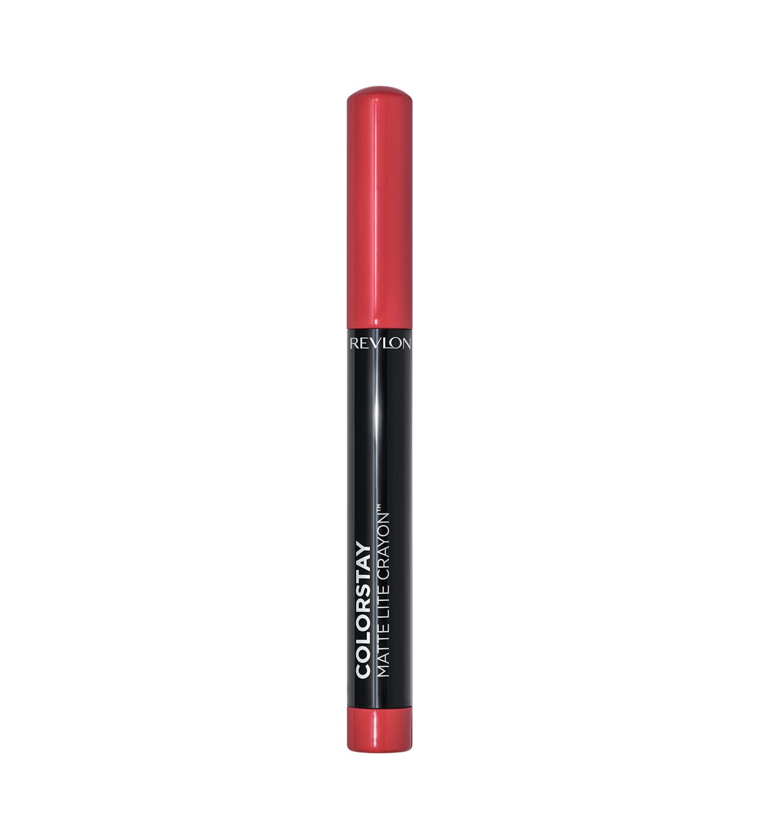 REVLON ColorStay Matte Lite Crayon Lipstick - She's Fly | Smudgeproof, Water-Resistant Non-Drying Lipcolor - Buy Online on GoSupps.com
