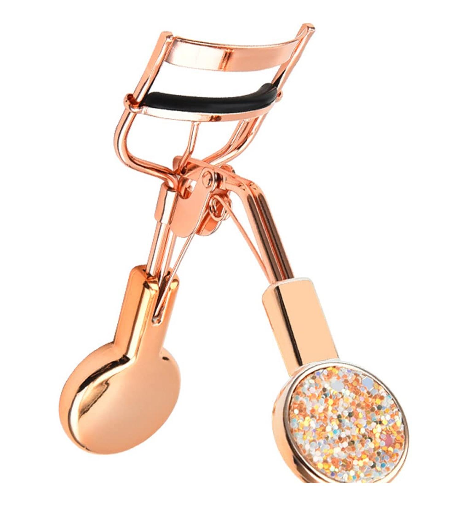 Professional Eyelash Curler - Portable Rose Gold Makeup Tool for Stunning Lashes | International Shipping Available - Buy Online on GoSupps.com