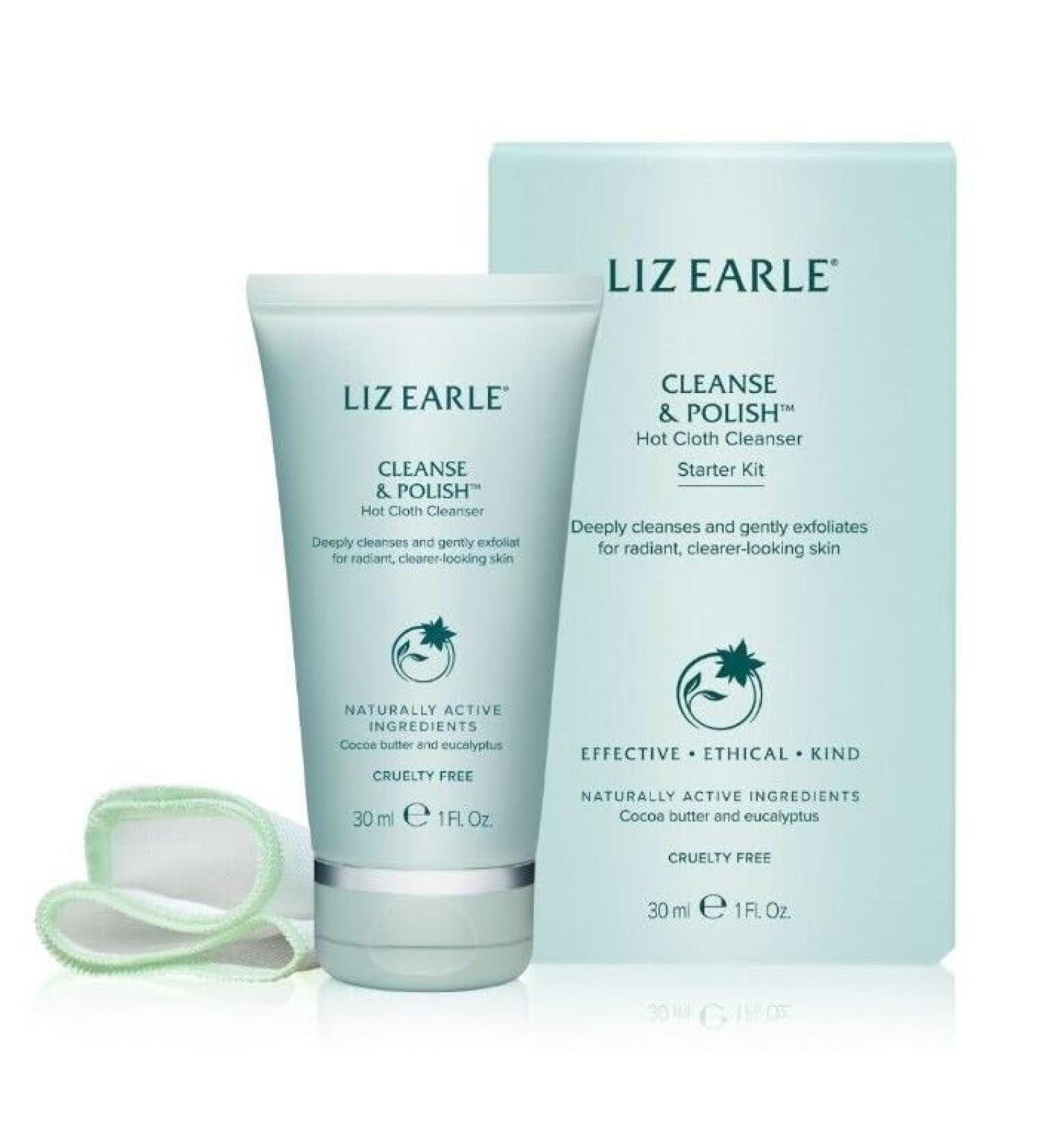 Liz Earle Cleanse and Polish Hot Cloth Cleanser Starter Kit 30ml