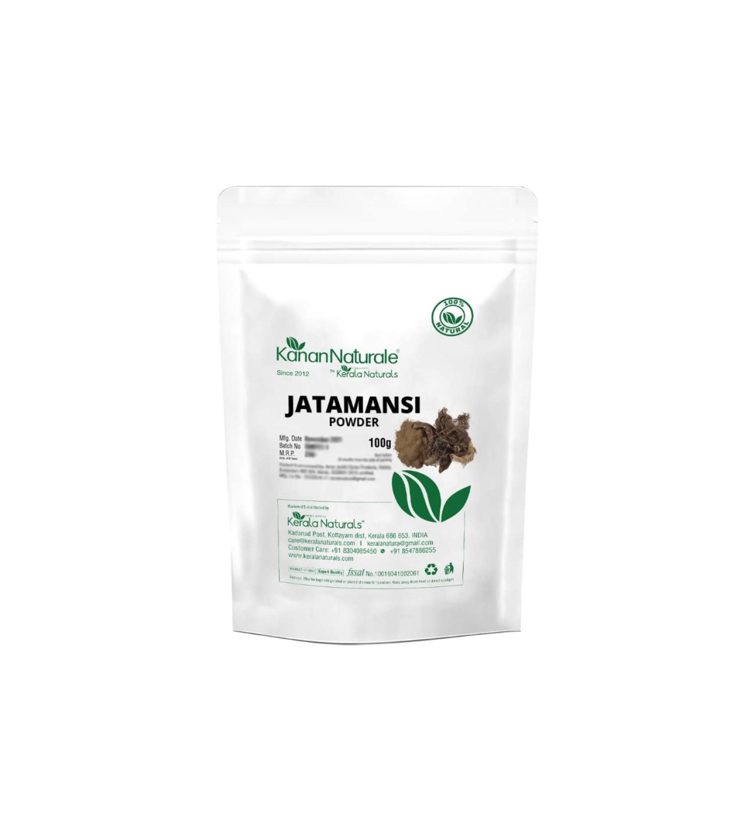Jatamansi (Nardostachys jatamansi/Spikenard) Powder 100gm - Promote Hair growth and add Blackness to Hair/Pure & Natural - Buy Online on GoSupps.com