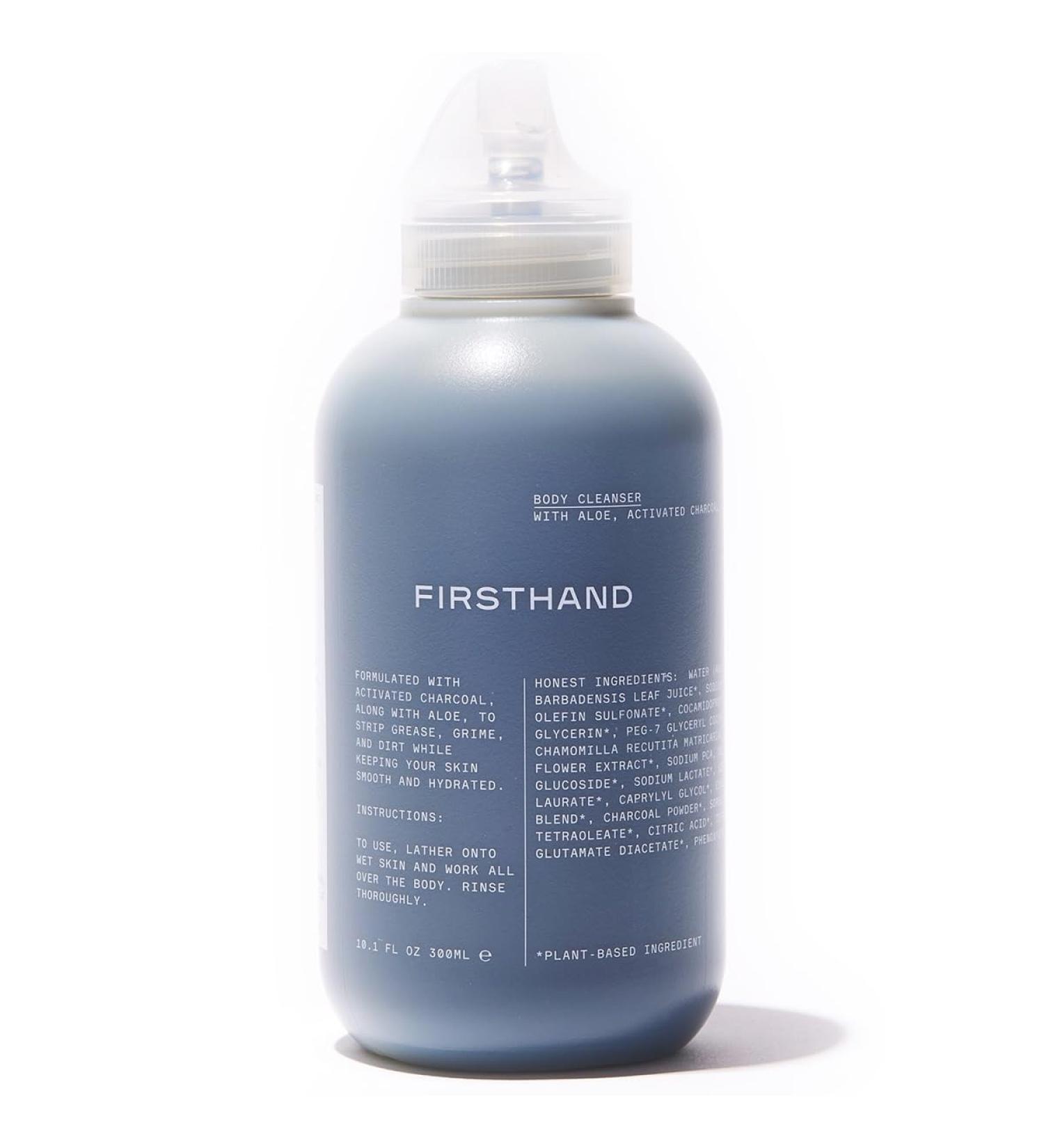 Firsthand Supply Charcoal Body Cleanser - Non-Toxic Detoxifying Cleanser for Healthy Skin | 10.1oz (300ml) - Shop Internationally - Buy Online on GoSupps.com