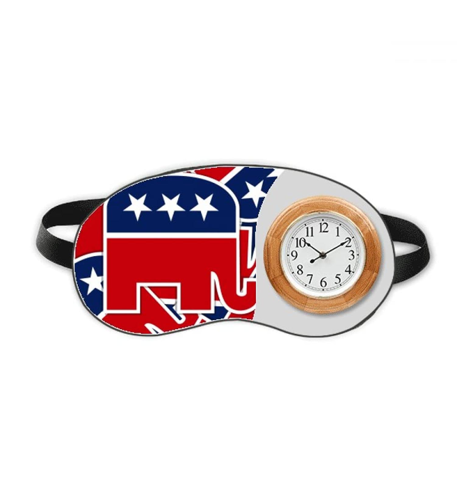 Republican America Elephant Emblem Travel Eye Mask and Clock Cover - Buy Online on GoSupps.com