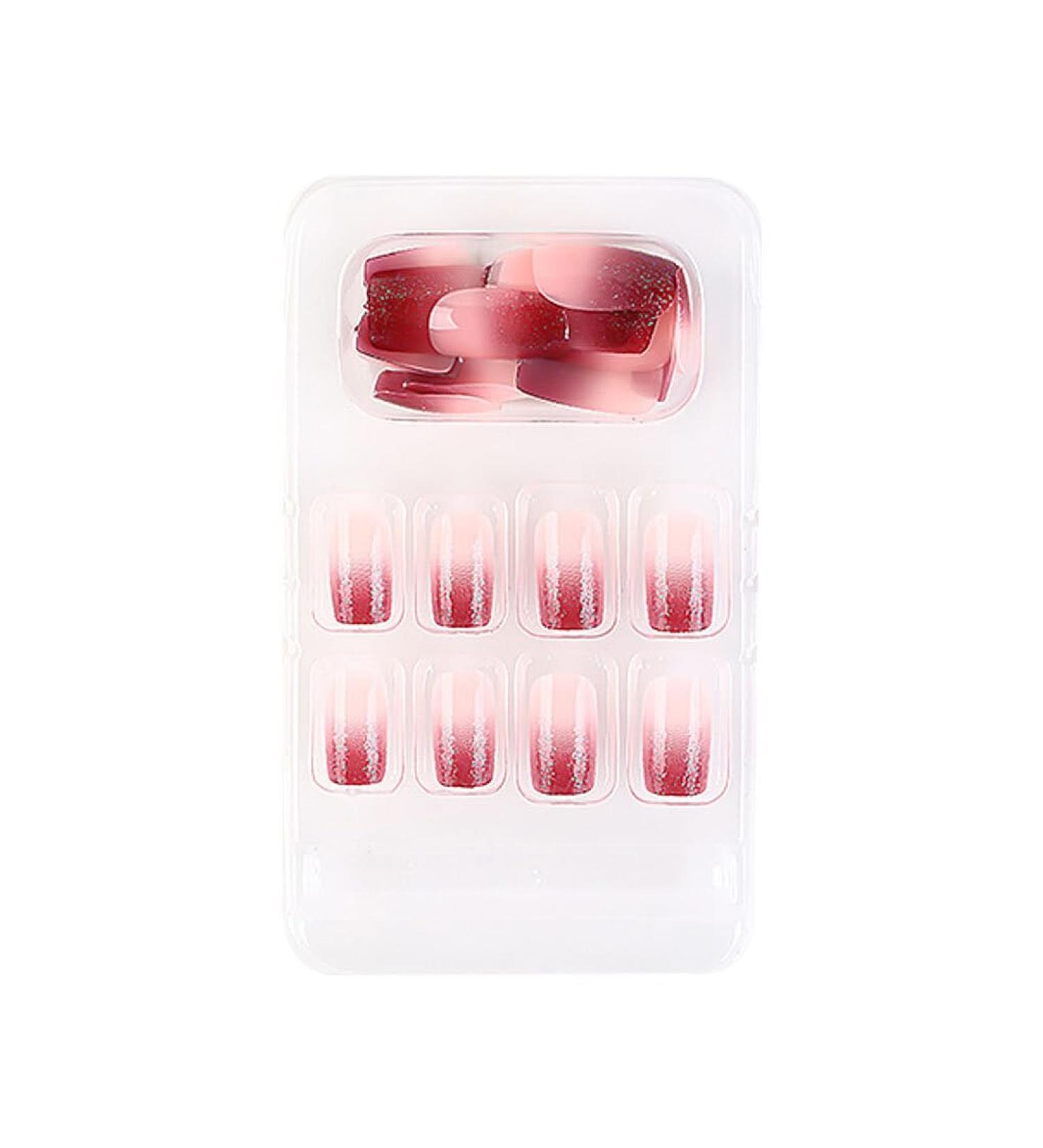 dijiusidy False Nail Perfect Matching Simple to Wear Fingernail Full Coverage Press Type Strong Viscosity Adjustable Paster Type 30 F741 Type 30 F741 - Buy Online on GoSupps.com