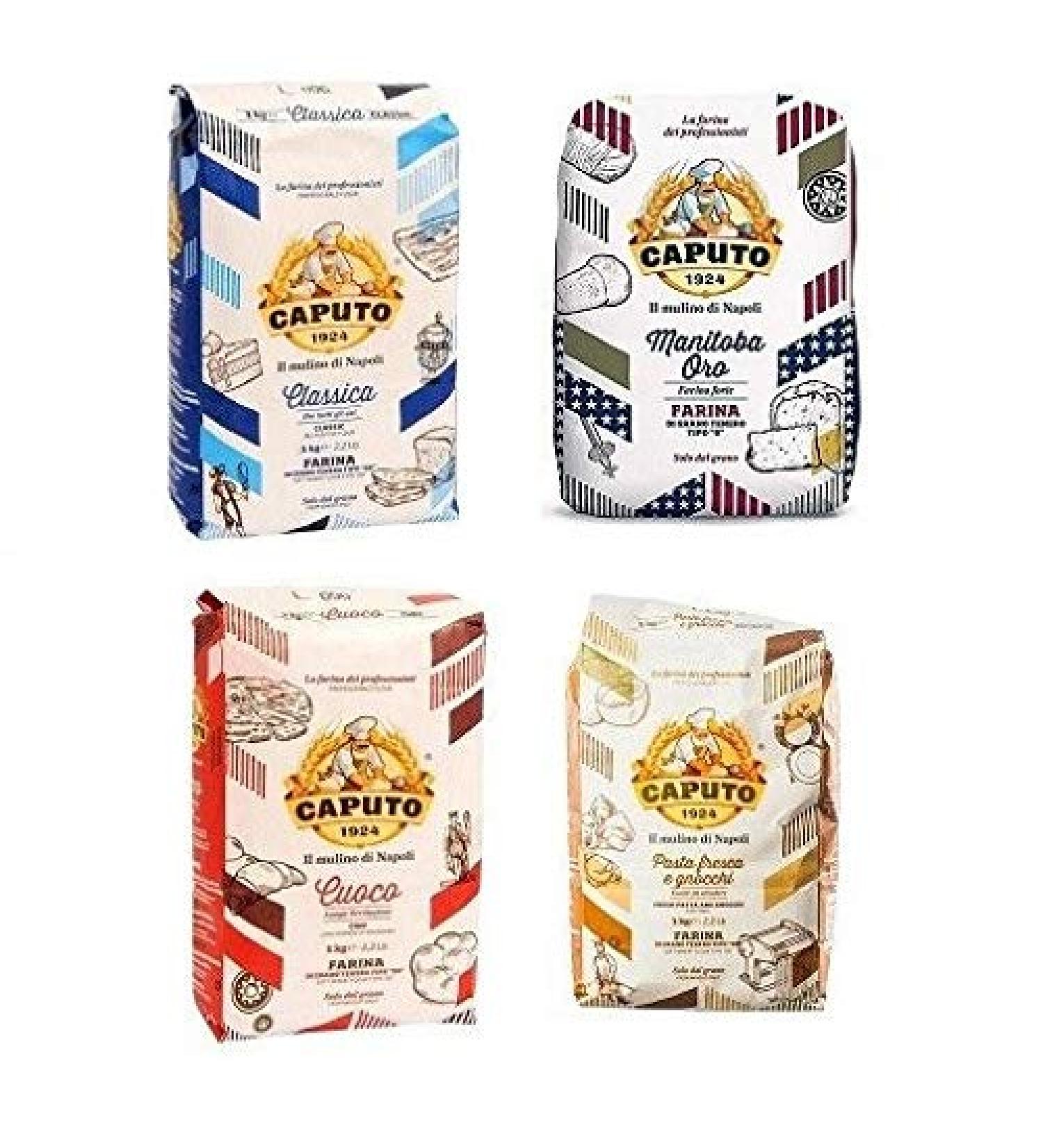 Antimo Caputo Molino Caputo flour testpakket testset Napoli pizzamel pizza meel 4 x 1kg