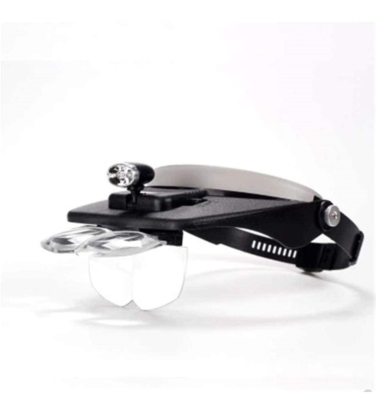 Headband Magnifier Head MountLighted Magnifying Glasses Magnifying Glass Multiple Magnifications Headband Magnifier with 2 Led Light for Reading Jewellery Loupe (Size : 81001-A) for Hobbies Reading - Buy Online on GoSupps.com
