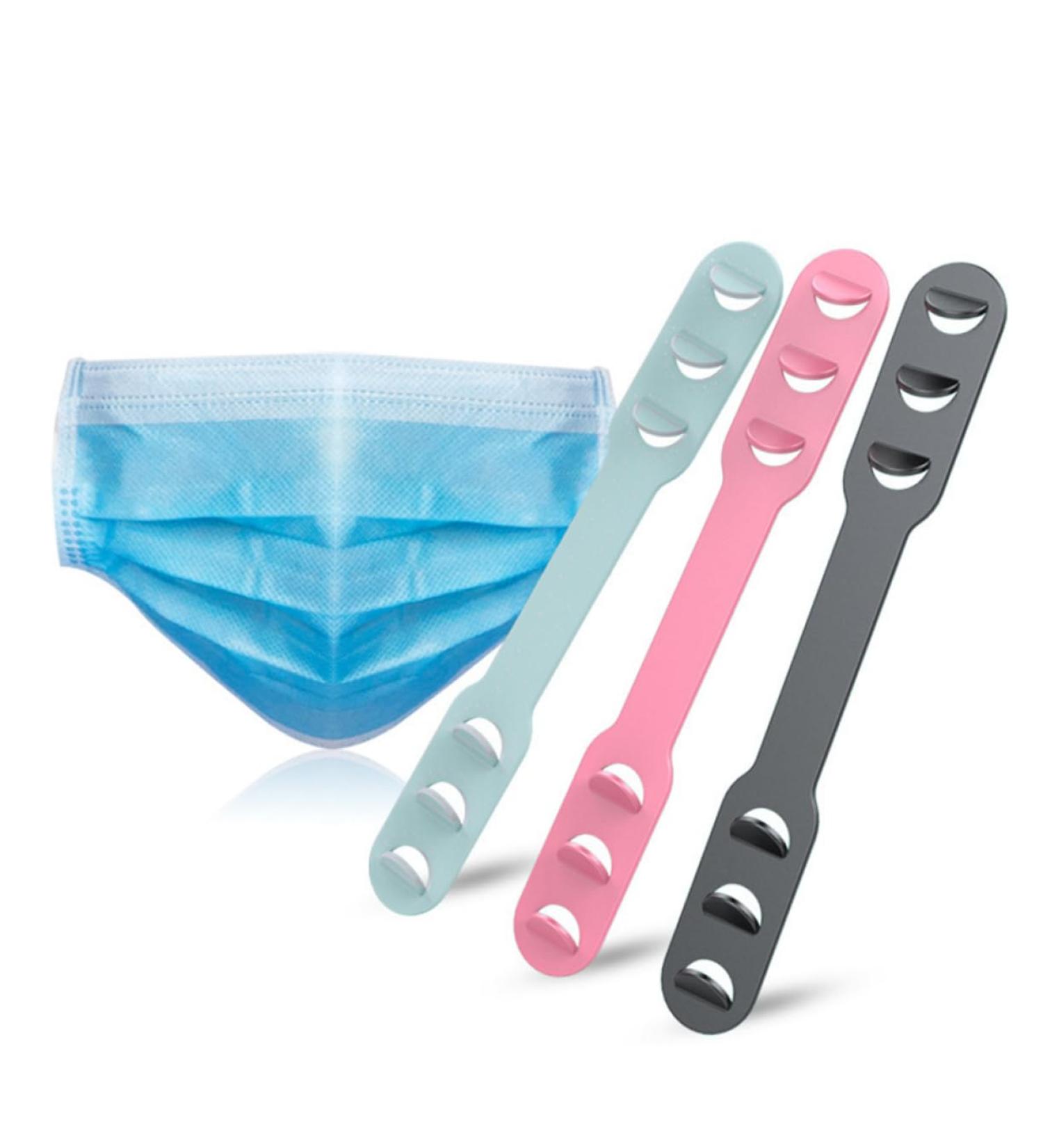 Fomiyes 10 Pack Ear Loop Mask Extension Buckles - Comfortable Ear Protectors for Face Masks - 15x2cm Ear Belt Hooks - Buy Online on GoSupps.com