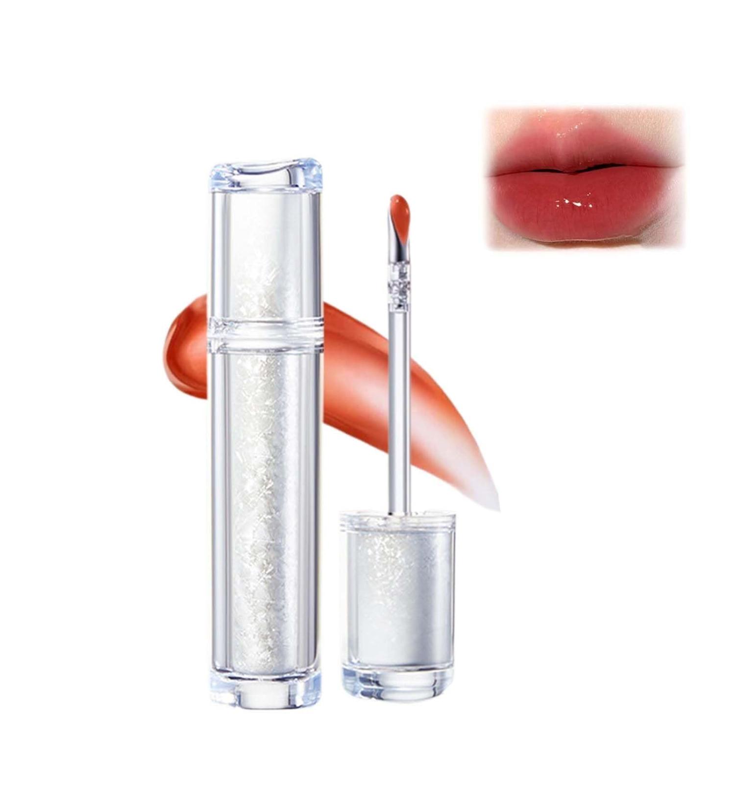 YINGA Ice Water Lip Gloss Tinted Lip Oil with Moisturizing Jelly NonStick Moisturizing Lip Tint for Shiny Finish Long Lasting Plumping Effect Natural Beauty05 - Buy Online on GoSupps.com