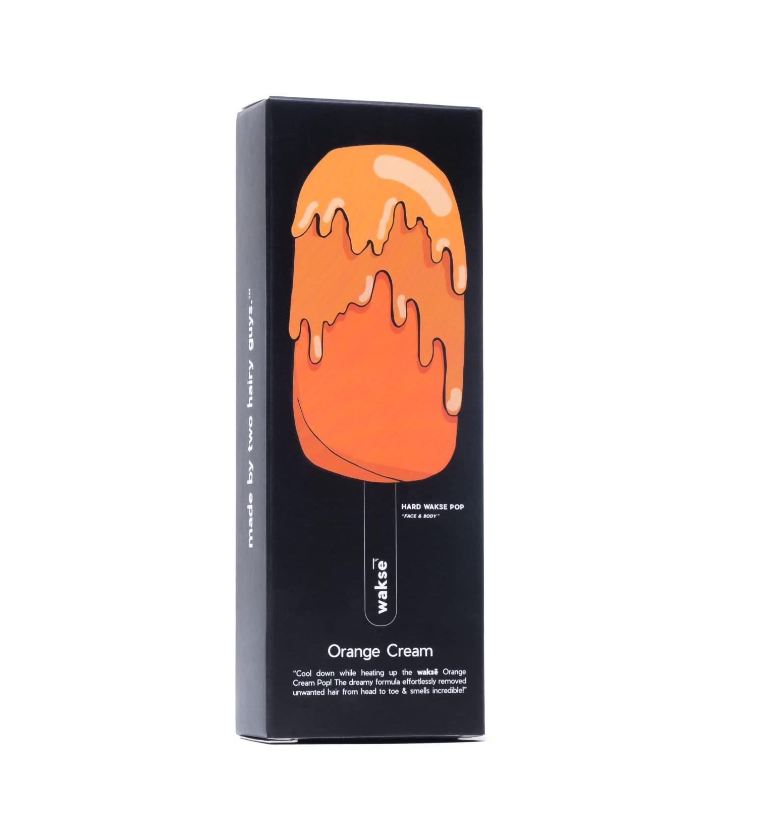 Buy Wakse Orange Cream Hard Wax Pop - Premium Hair Removal Wax for Smooth Skin | Fast International Shipping - Buy Online on GoSupps.com