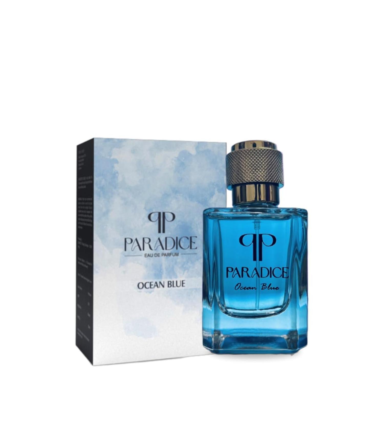 Paradicee Ocean Blue Unisex Eau De Parfum Fresh Long-Lasting Aqua Fragrance for Men & Women | Lavender Geranium Mint Musk Notes | Premium Designer Perfume 50 ML - Buy Online on GoSupps.com