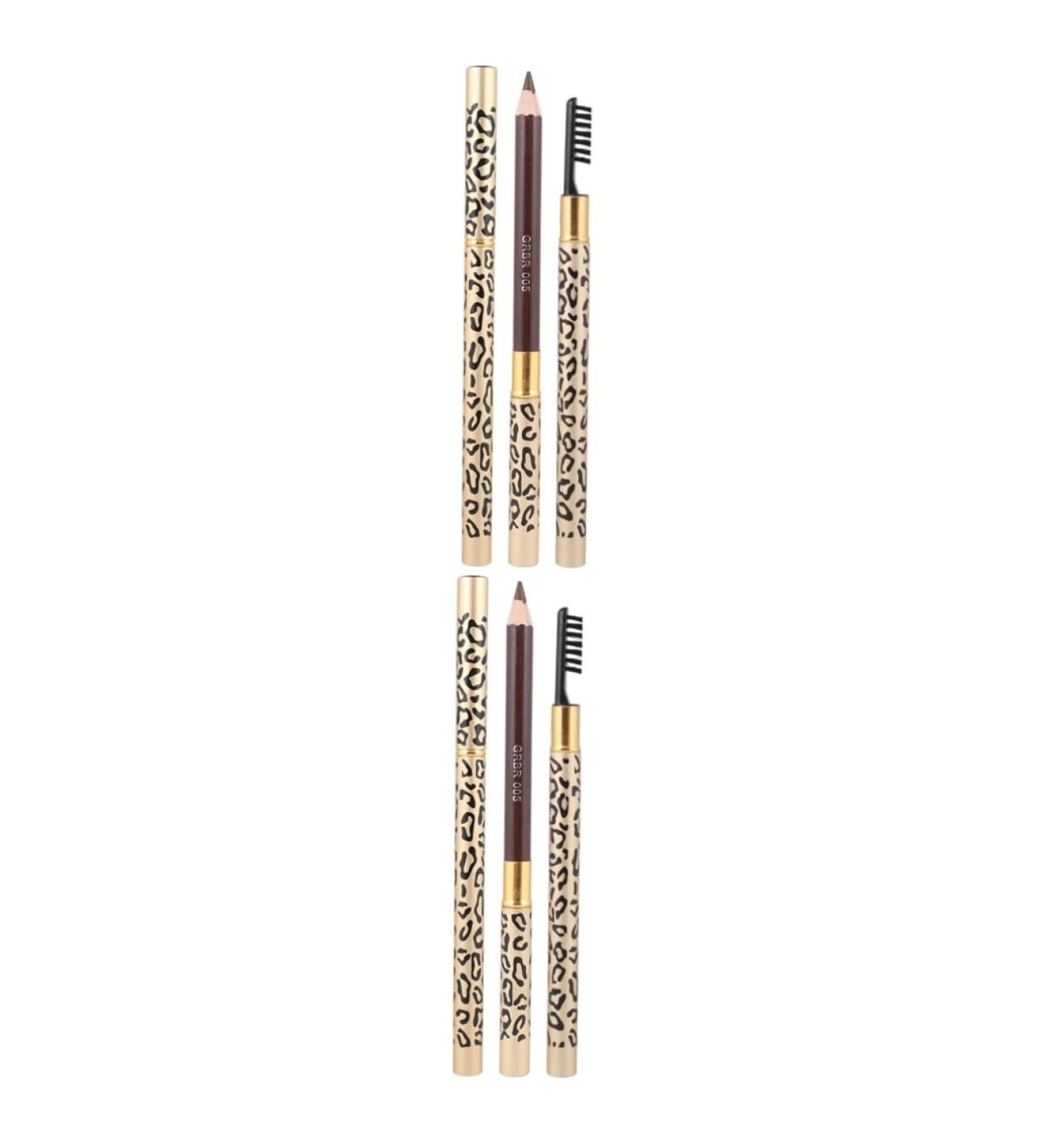 SOESFOUFU 4 Pcs Makeup Eyebrow Pencils Professional Eyebrow Pencil Black Eyeliner Pen Eyebrow Filler - Buy Online on GoSupps.com