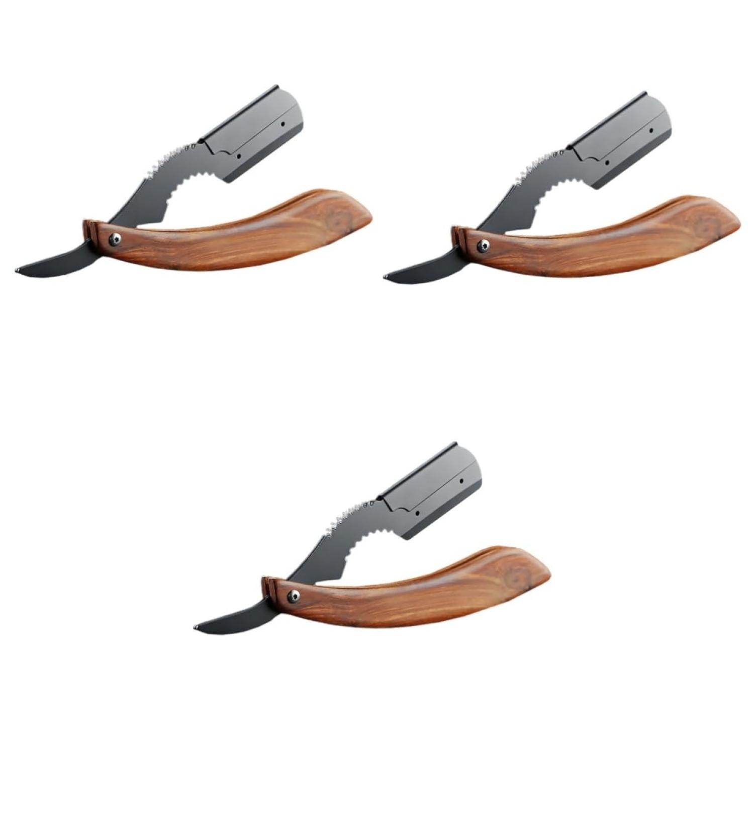 Minkissy 3 Pcs Women's Facial Hair Razors - Rustproof Steel Manual Face Razors for Smooth Skin - Buy Online on GoSupps.com