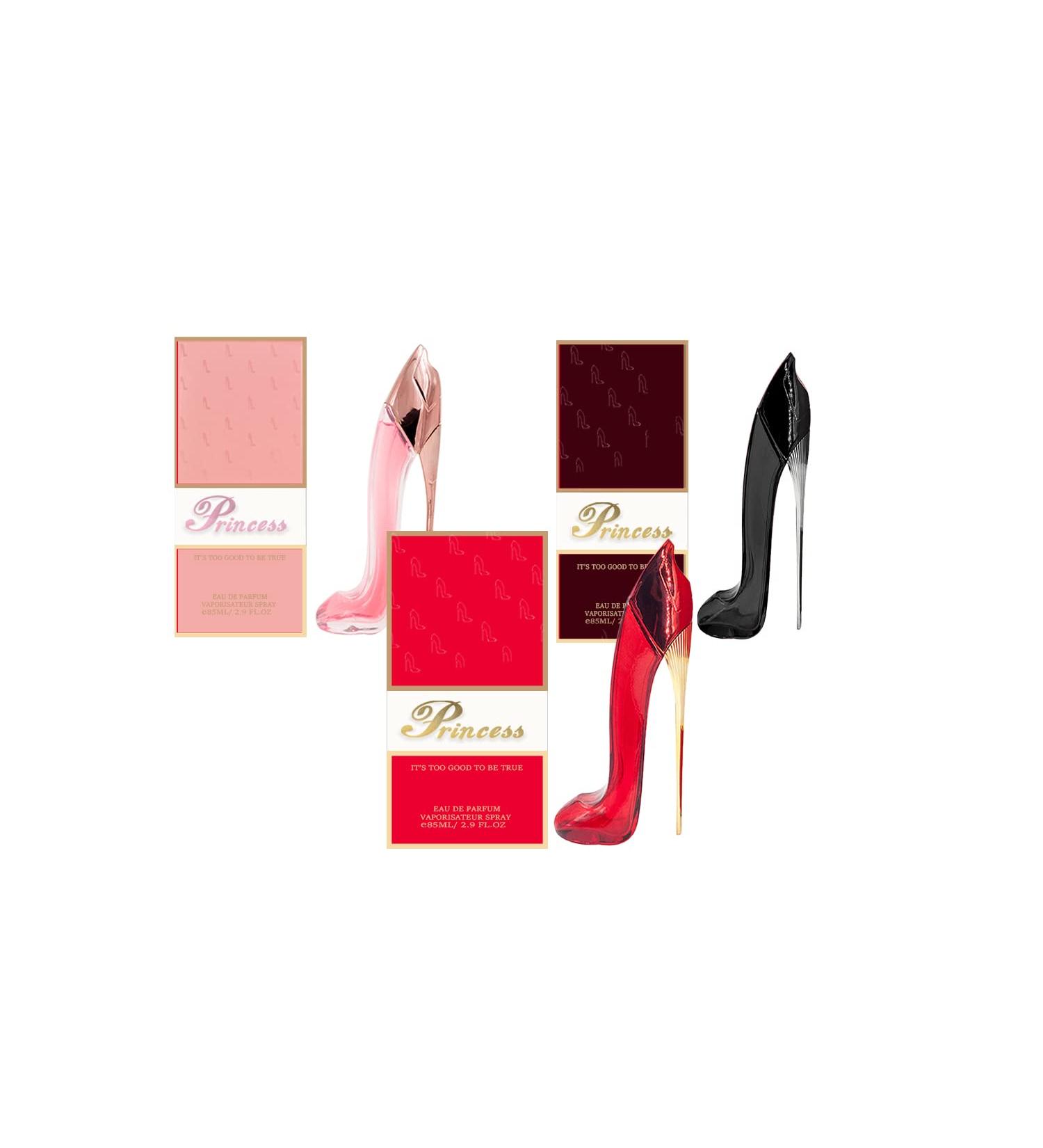 EB C Princess High Heel Shoes Black Red & Pink Eau de Parfum for Women 85 ML 2.9 FL OZ (Pack of 3) - Buy Online on GoSupps.com