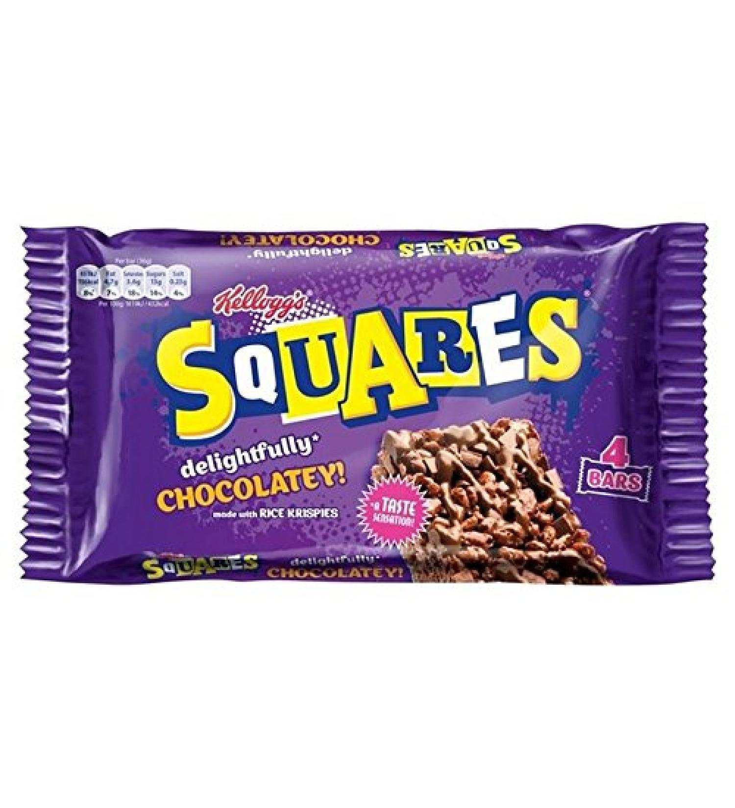 Kellogg's Kellogg's Chocolate Rice Krispie Squares 4 x 36g (Pack of 2)