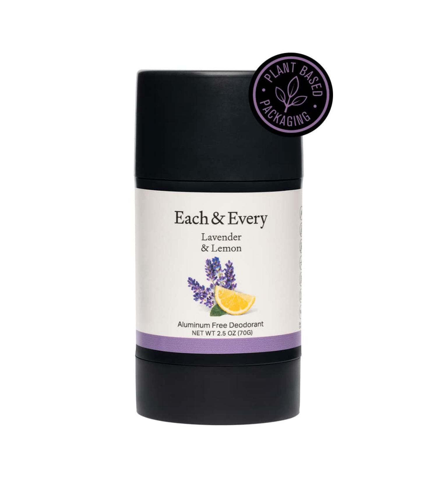 Natural Aluminum-Free Deodorant for Sensitive Skin | Lavender & Lemon | 2.5 Oz - Buy Online on GoSupps.com