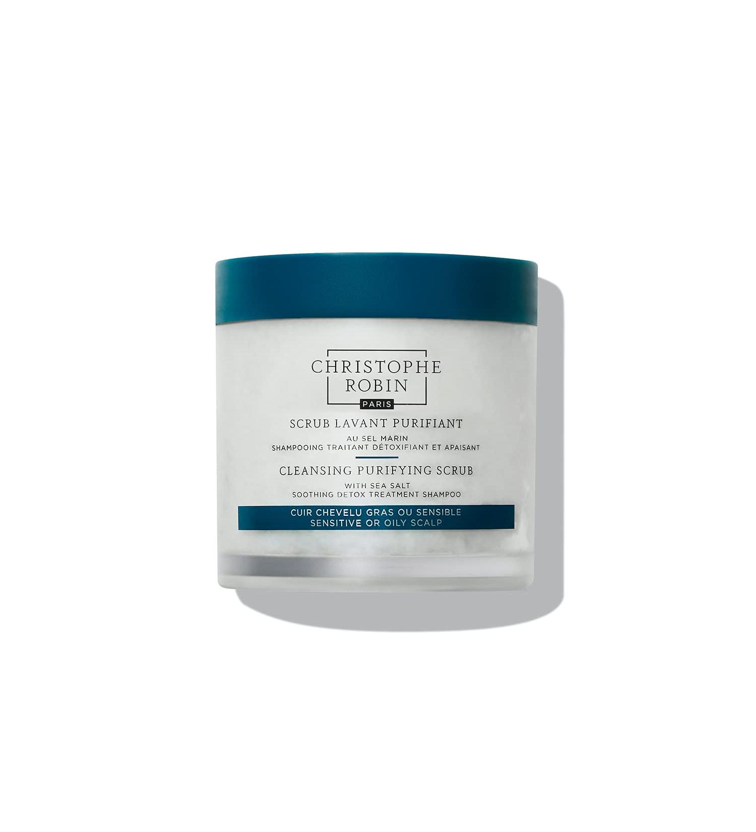 Christophe Robin Sea Salt Scrub - Gentle Hair Cleansing Purifier - Buy Online on GoSupps.com